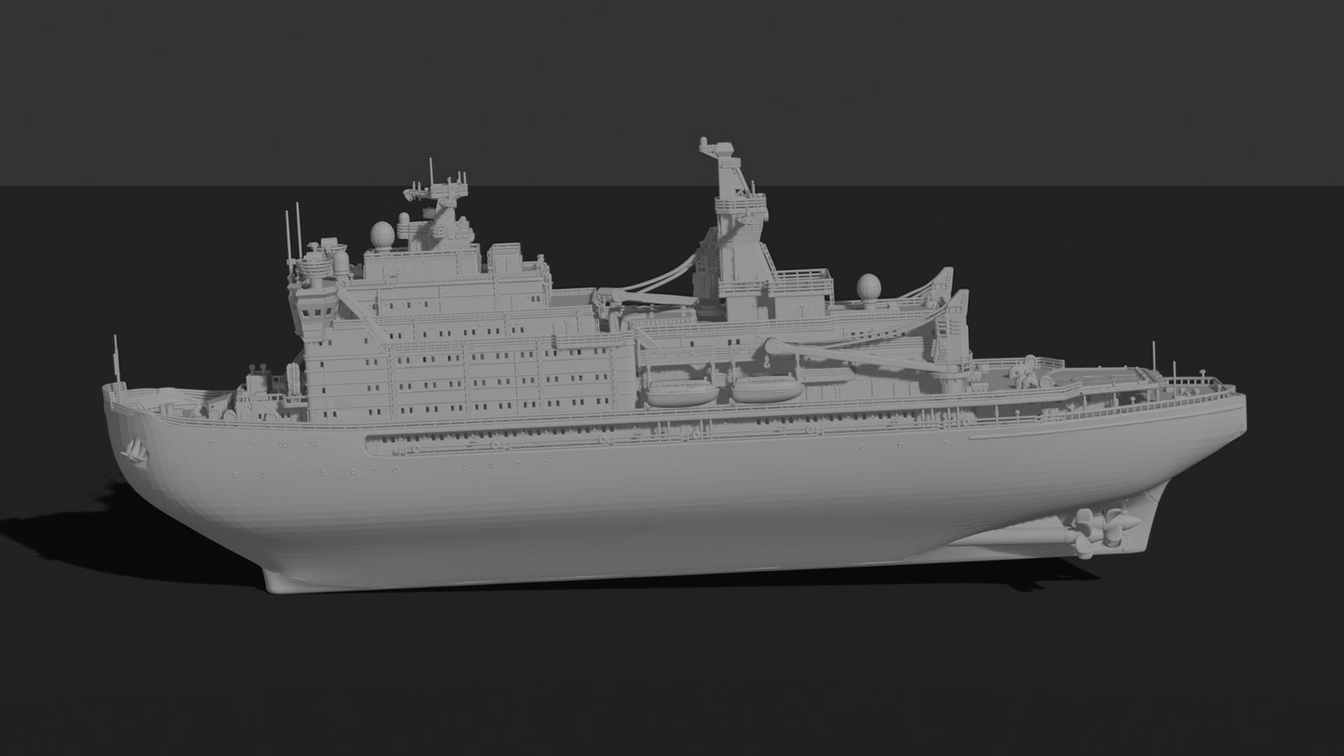 Let Pobedy Icebreaker Ship