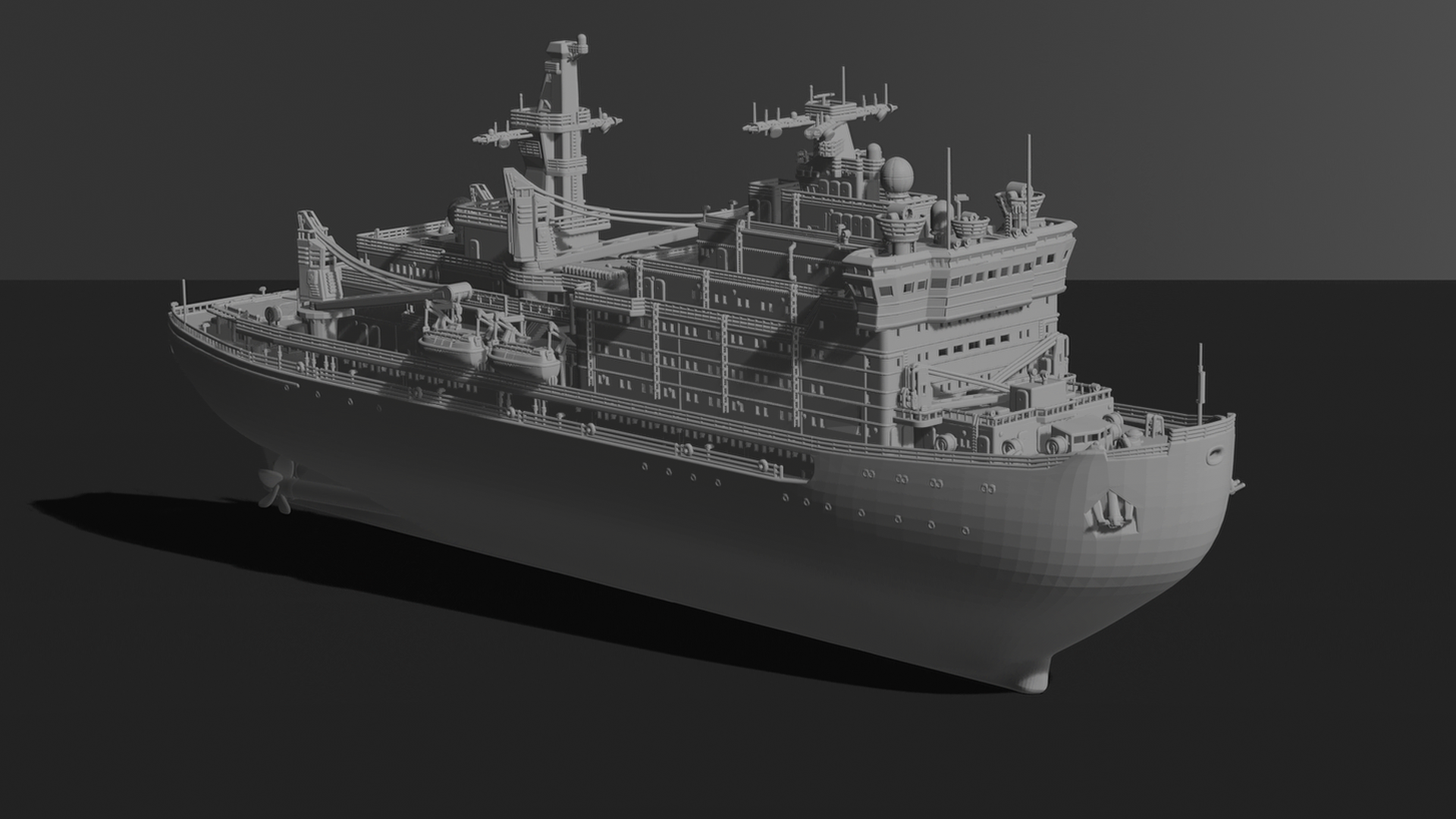 Let Pobedy Icebreaker Ship
