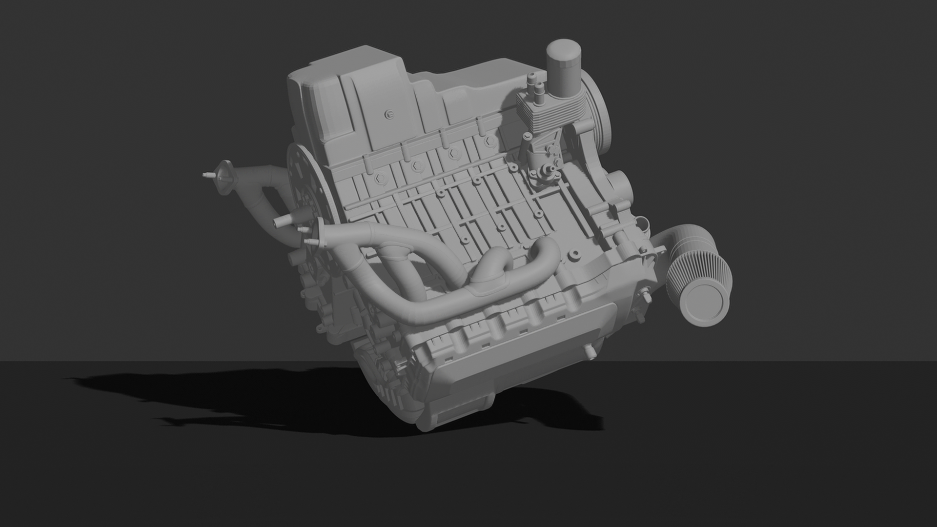 Chevrolet LS3 6.2 Small Block V8 Engine – Detailed 3D Print Model