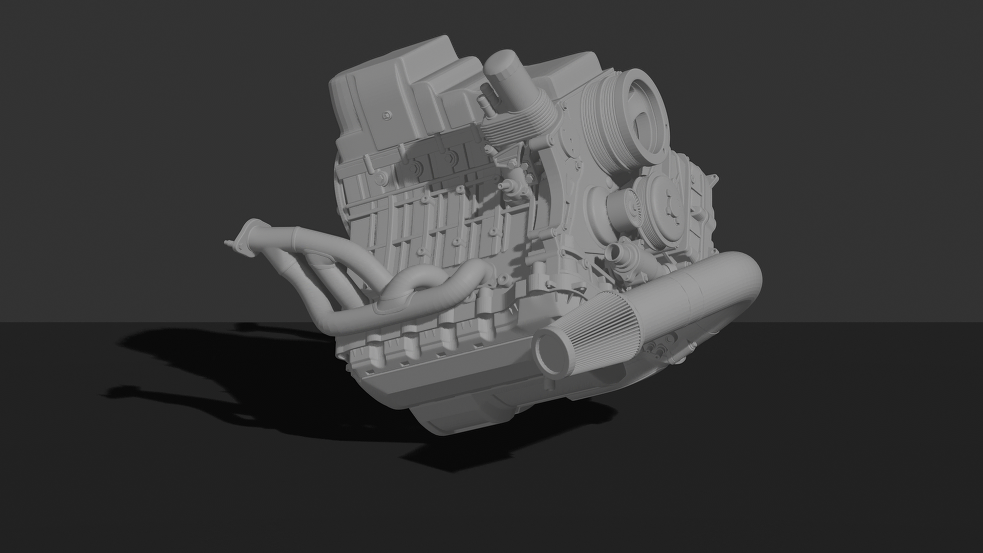 Chevrolet LS3 6.2 Small Block V8 Engine – Detailed 3D Print Model
