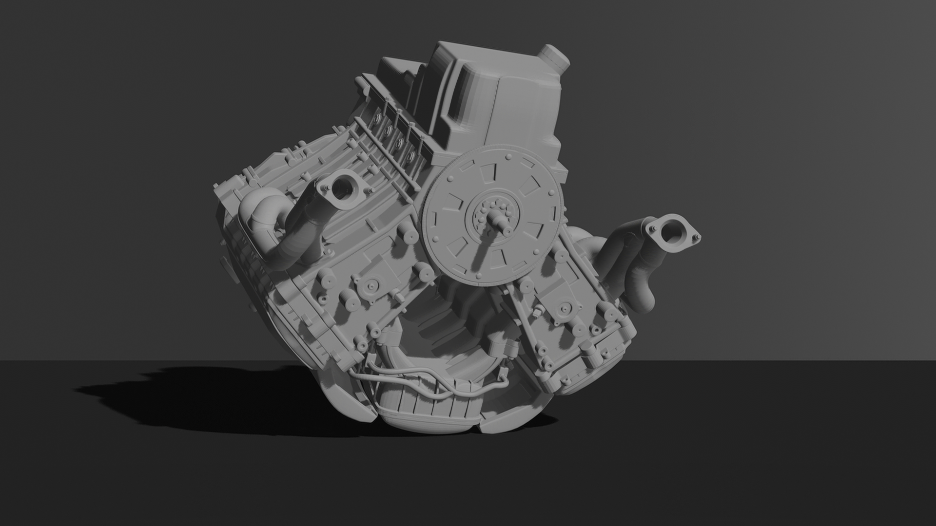 Chevrolet LS3 6.2 Small Block V8 Engine – Detailed 3D Print Model