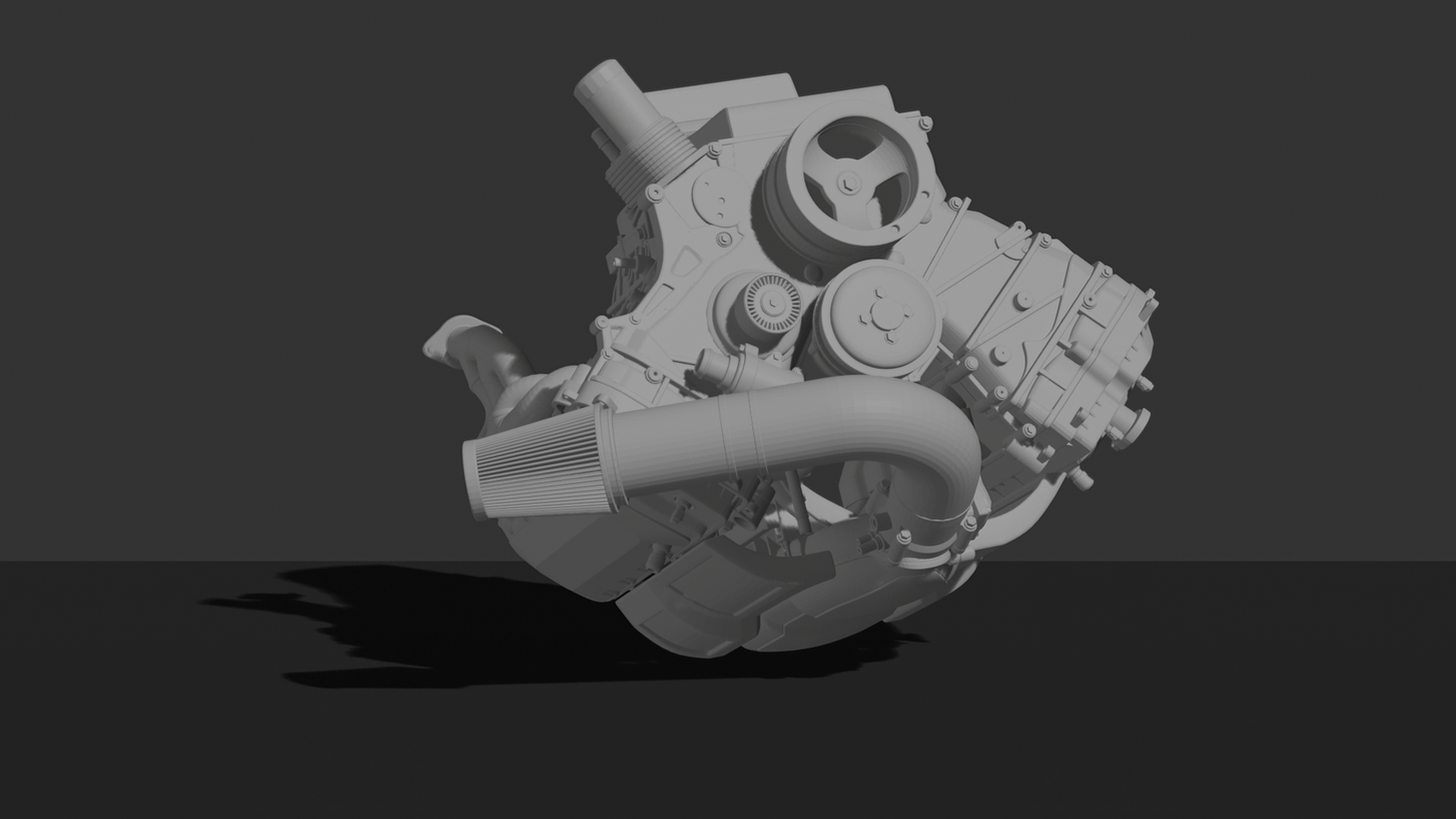 Chevrolet LS3 6.2 Small Block V8 Engine – Detailed 3D Print Model