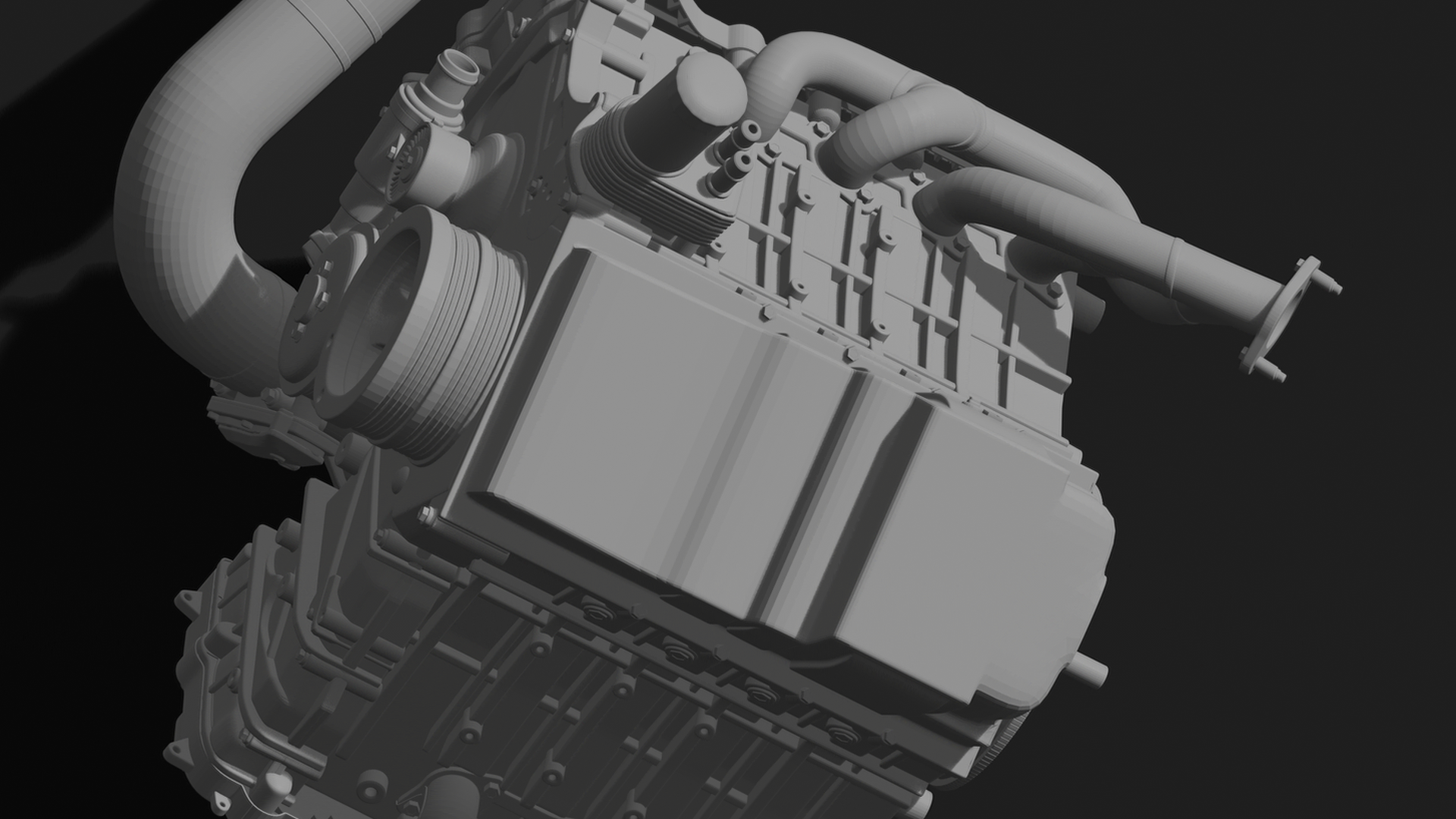 Chevrolet LS3 6.2 Small Block V8 Engine – Detailed 3D Print Model
