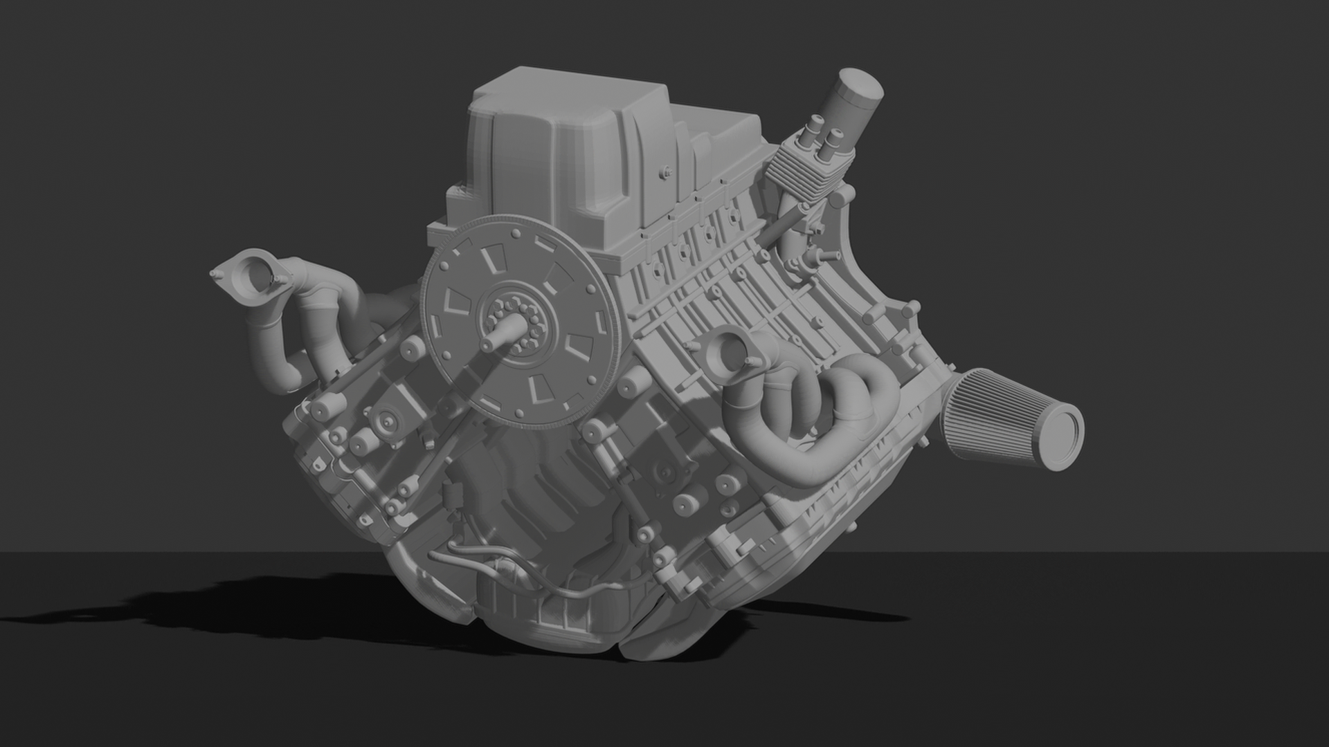 Chevrolet LS3 6.2 Small Block V8 Engine – Detailed 3D Print Model