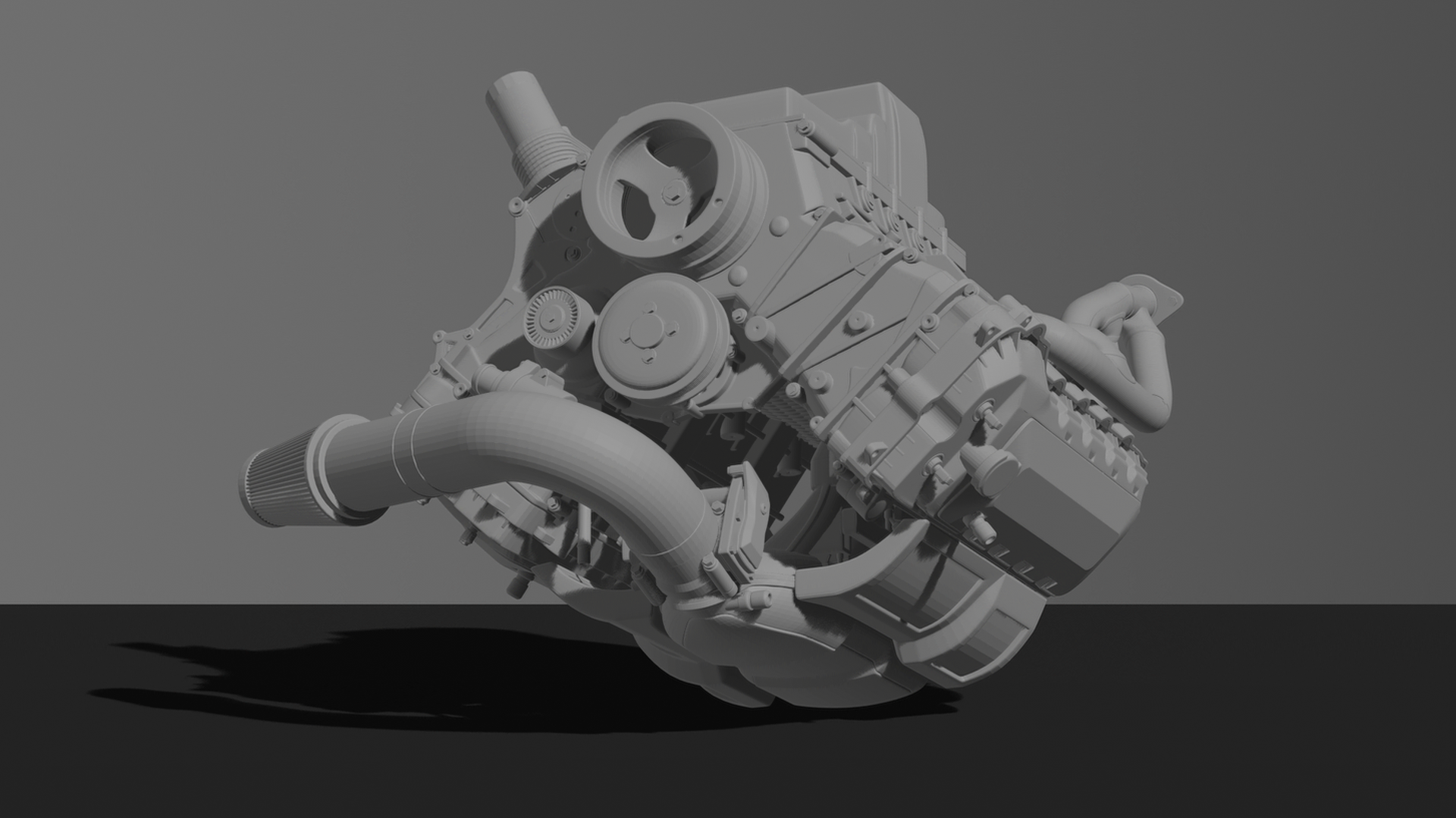 Chevrolet LS3 6.2 Small Block V8 Engine – Detailed 3D Print Model