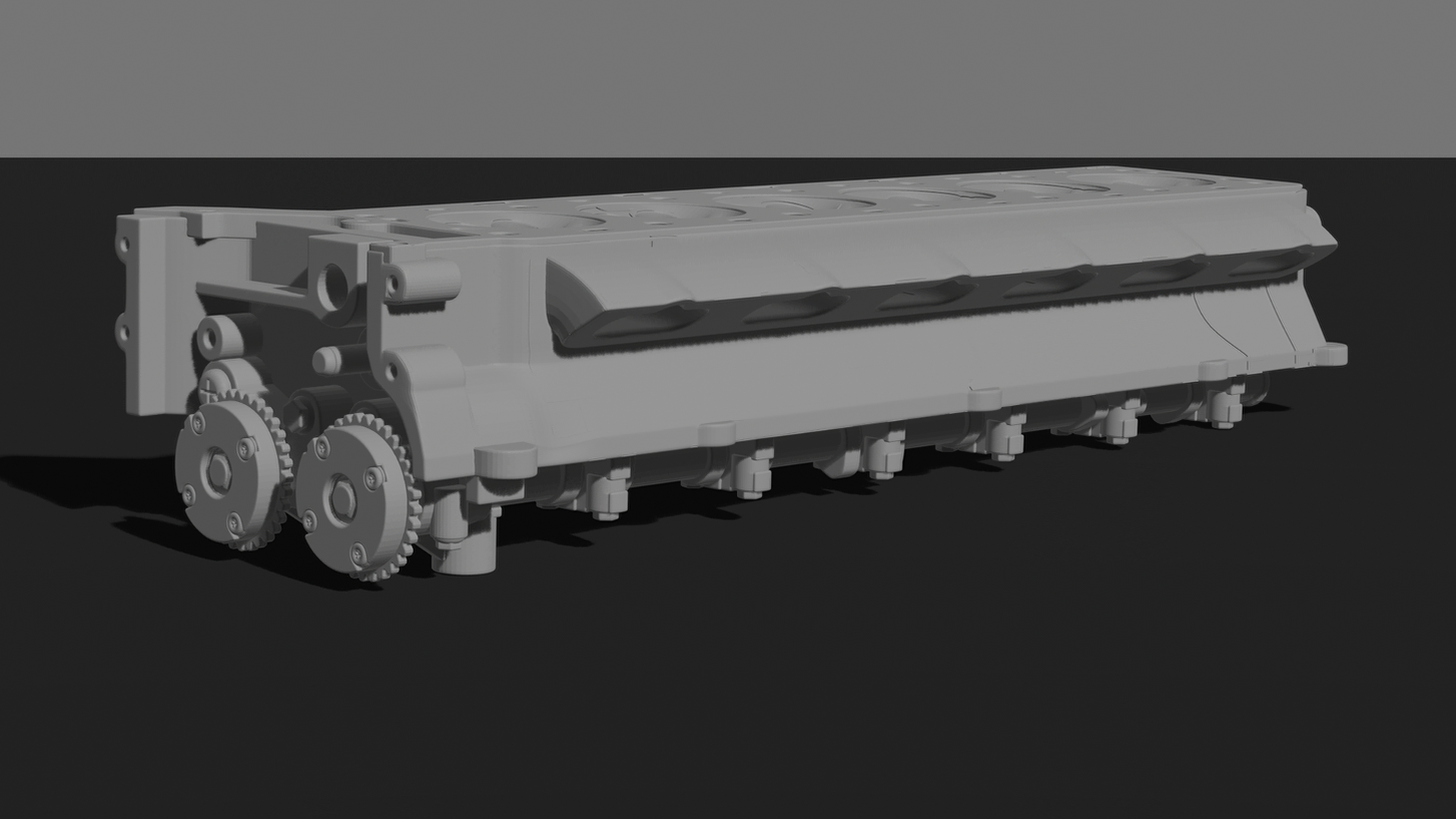 Engine Cylinder Head – Detailed 3D Printable Model