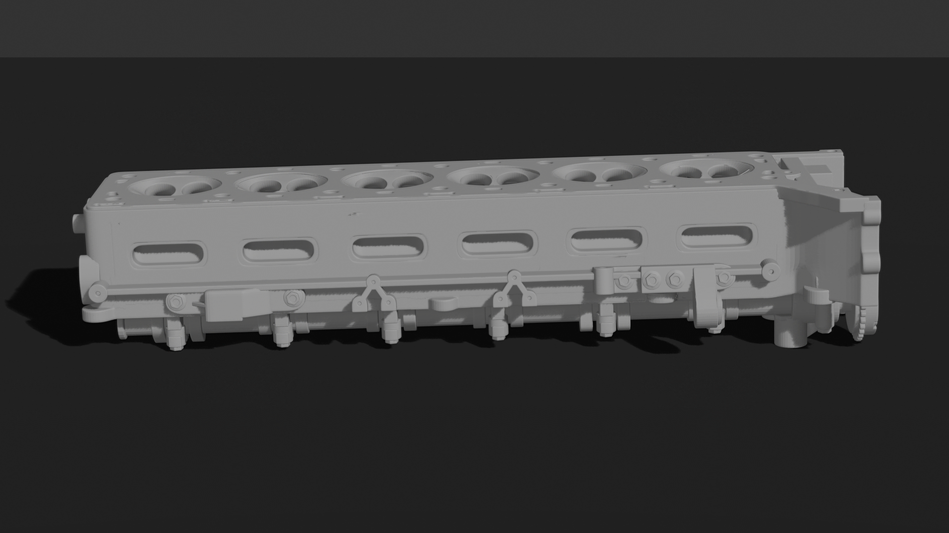 Engine Cylinder Head – Detailed 3D Printable Model