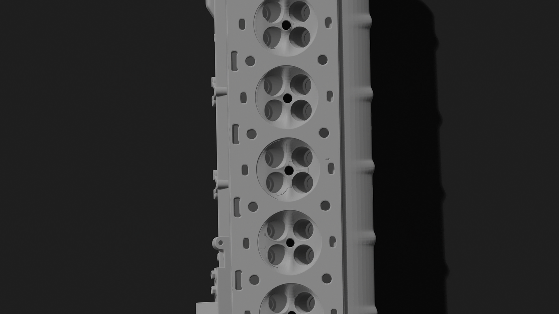 Engine Cylinder Head – Detailed 3D Printable Model