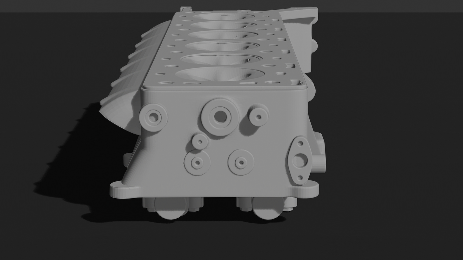 Engine Cylinder Head – Detailed 3D Printable Model