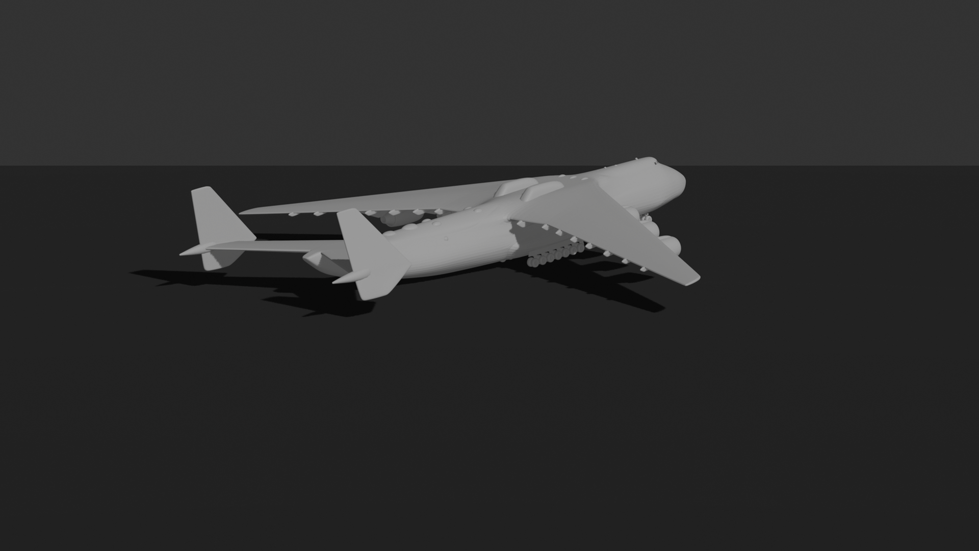 Antonov An-225 Mriya – Soviet Strategic Cargo Aircraft STL 3D Print Model