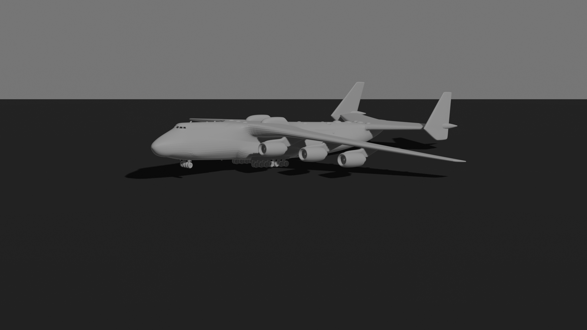 Antonov An-225 Mriya – Soviet Strategic Cargo Aircraft STL 3D Print Model