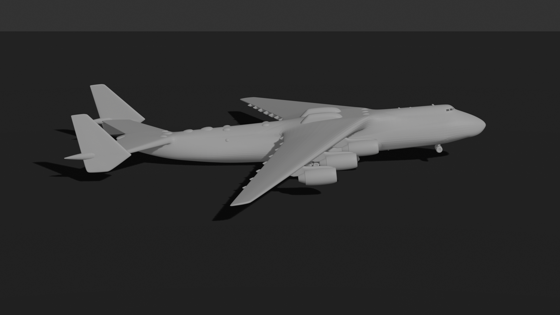 Antonov An-225 Mriya – Soviet Strategic Cargo Aircraft STL 3D Print Model