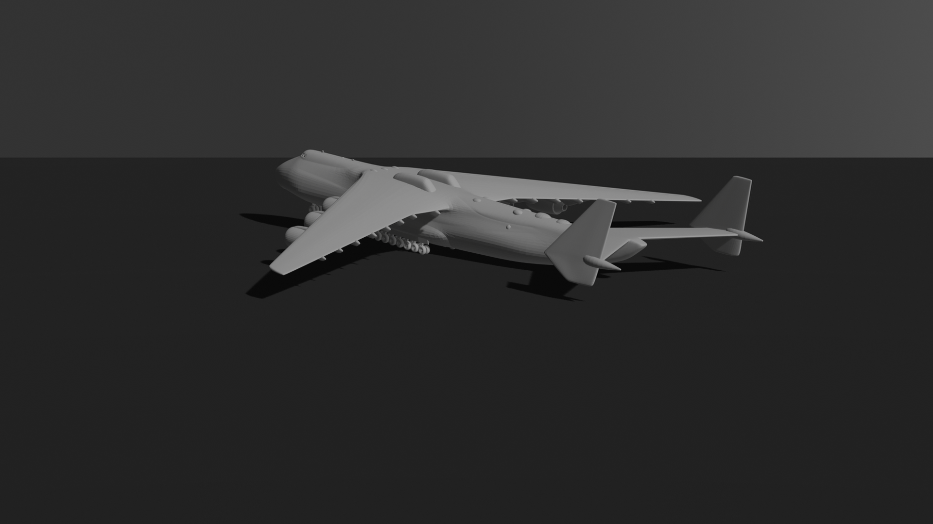 Antonov An-225 Mriya – Soviet Strategic Cargo Aircraft STL 3D Print Model
