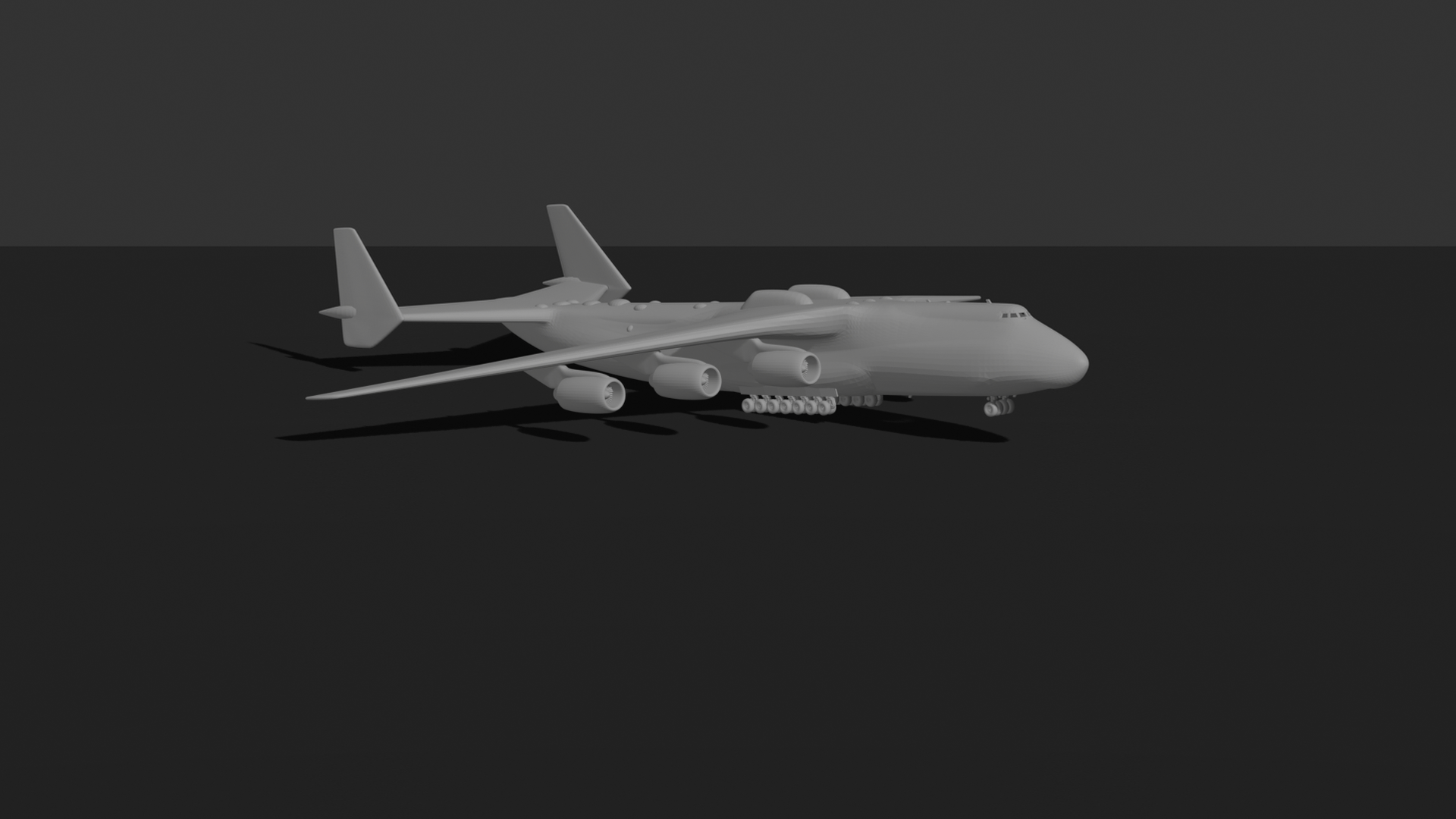 Antonov An-225 Mriya – Soviet Strategic Cargo Aircraft STL 3D Print Model