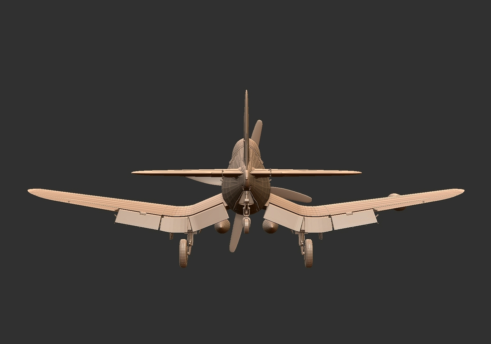 Vought F4U-5N Corsair – WWII Fighter Aircraft STL 3D Print Model