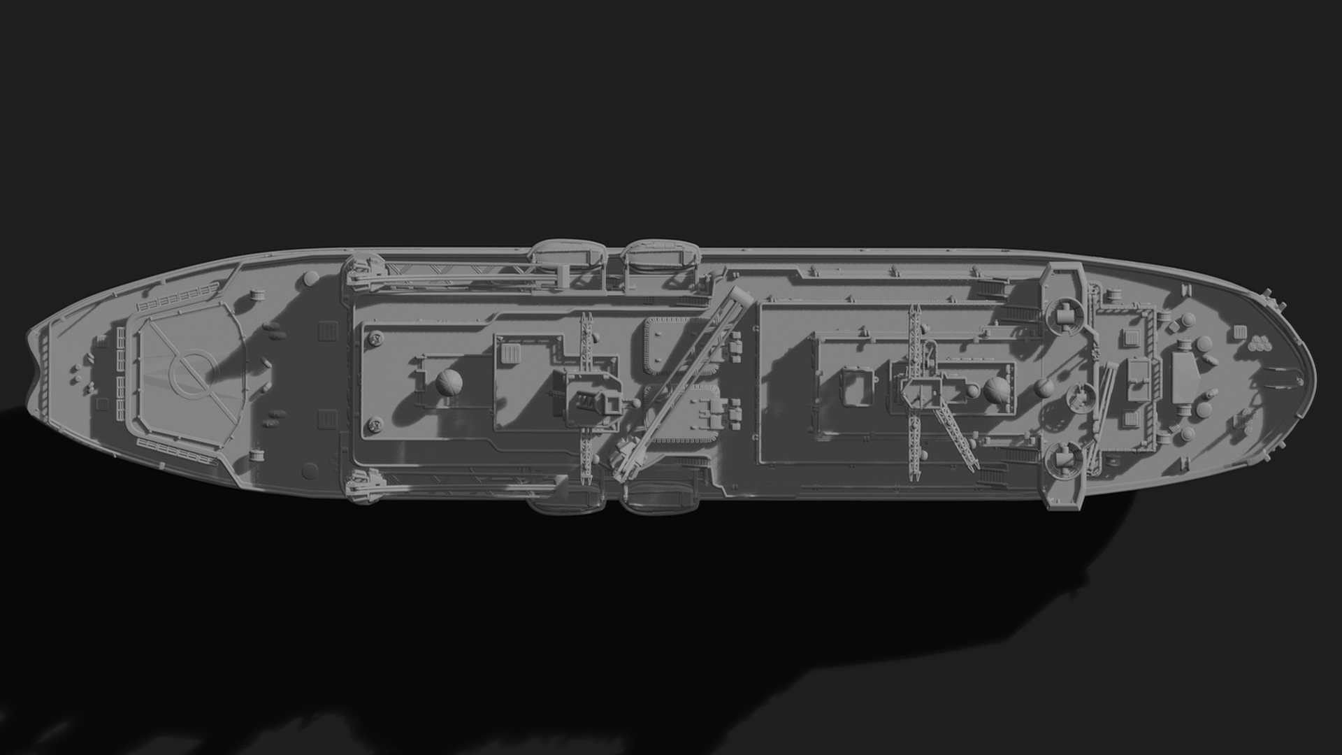 50 Let Pobedy Nuclear Icebreaker STL 3D Print Model
