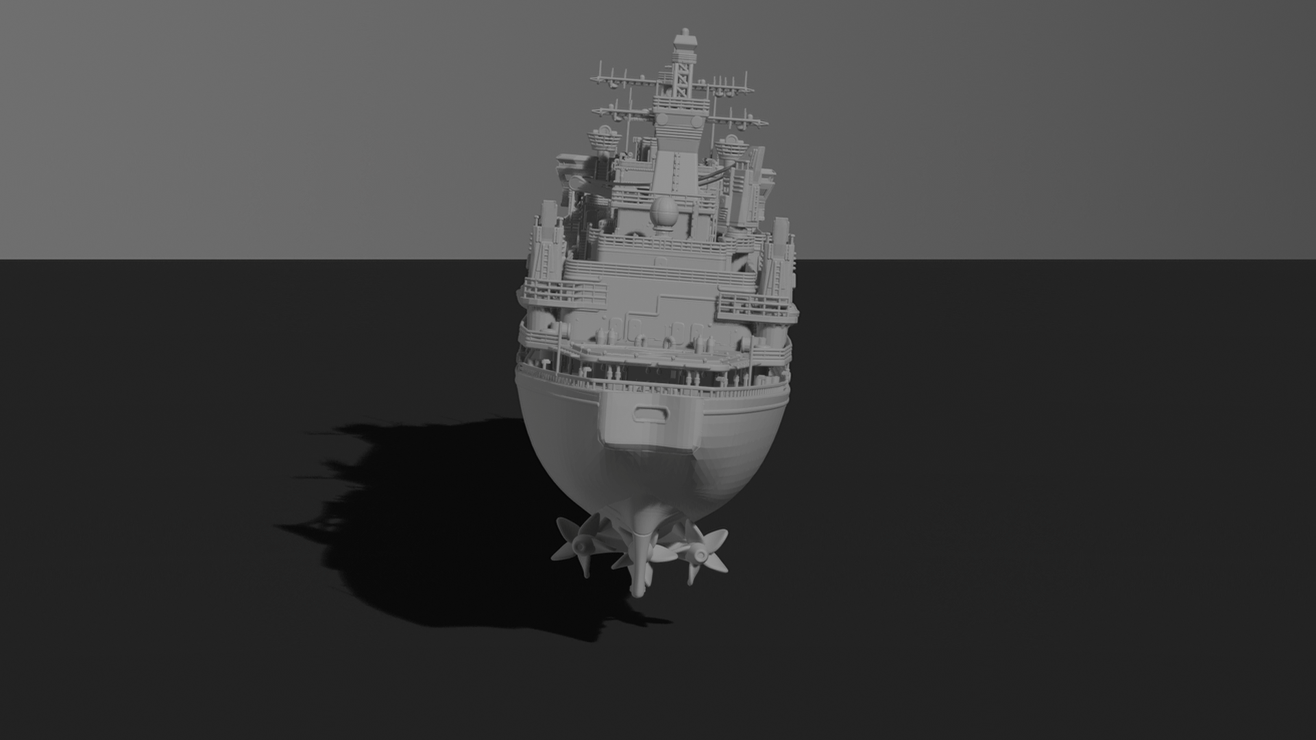 50 Let Pobedy Nuclear Icebreaker STL 3D Print Model