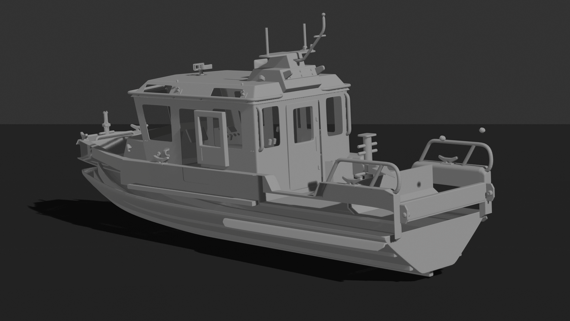 US Coast Guard Defender Class Patrol Boat STL 3D Print Model