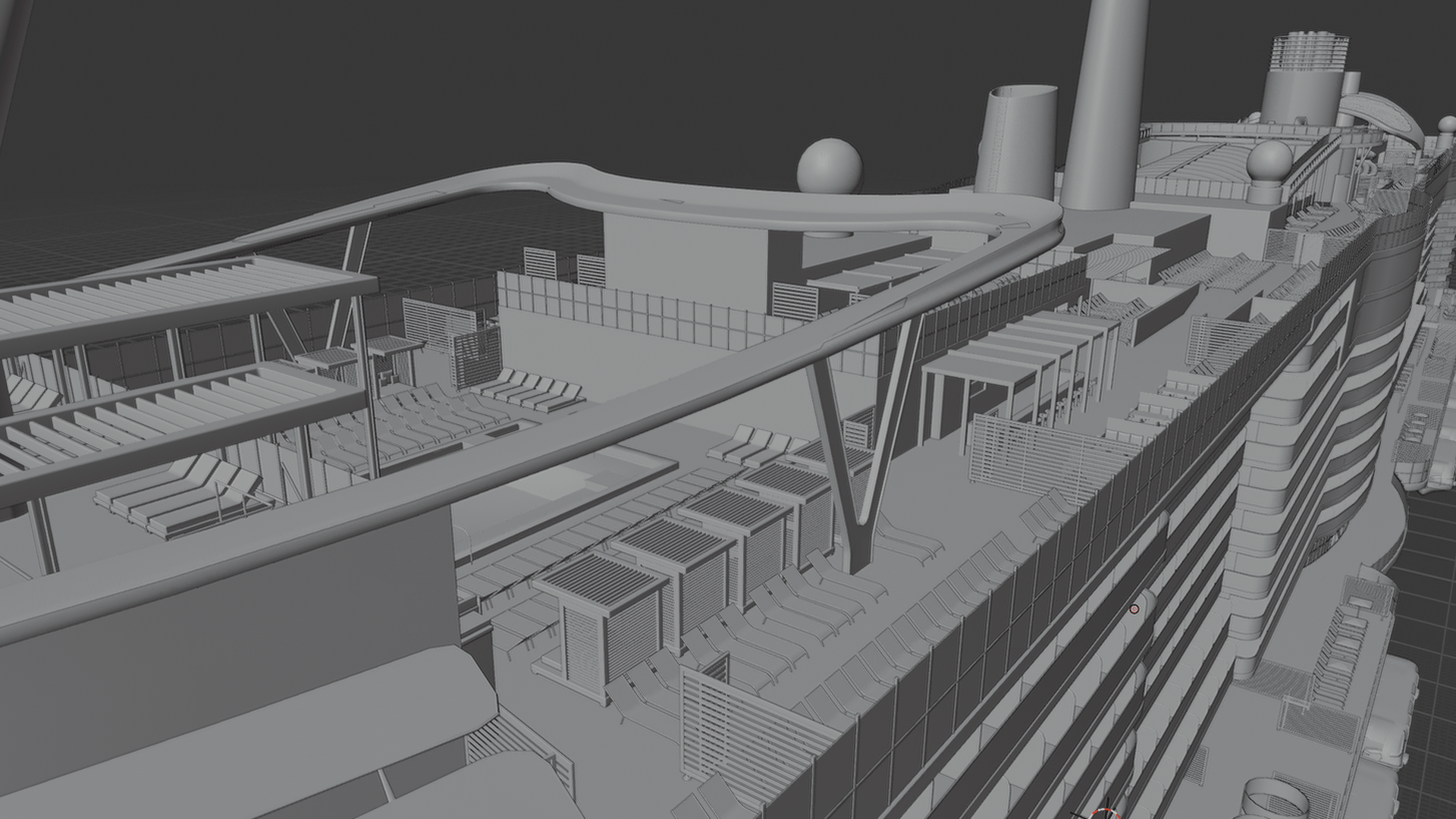 MSC Meraviglia Cruise Ship STL 3D Print Model