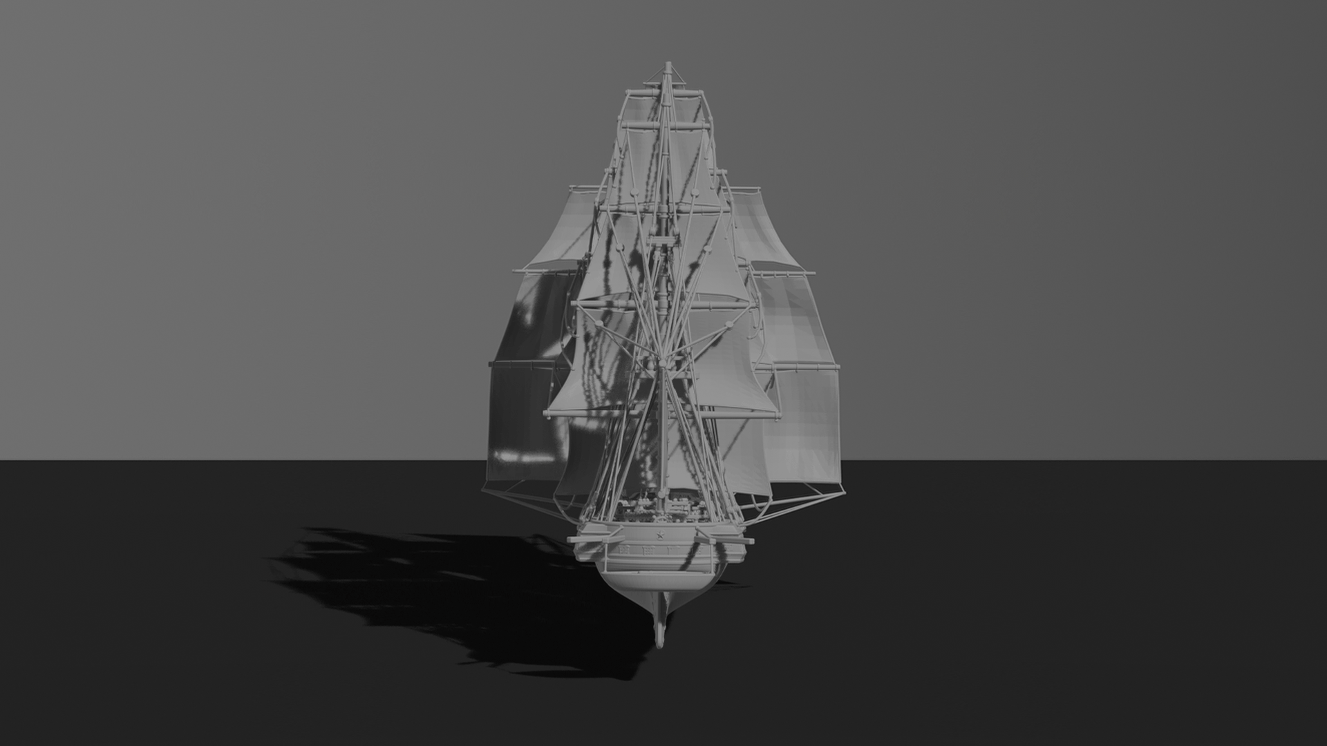 Cutty Sark Tea Clipper STL 3D Print Model