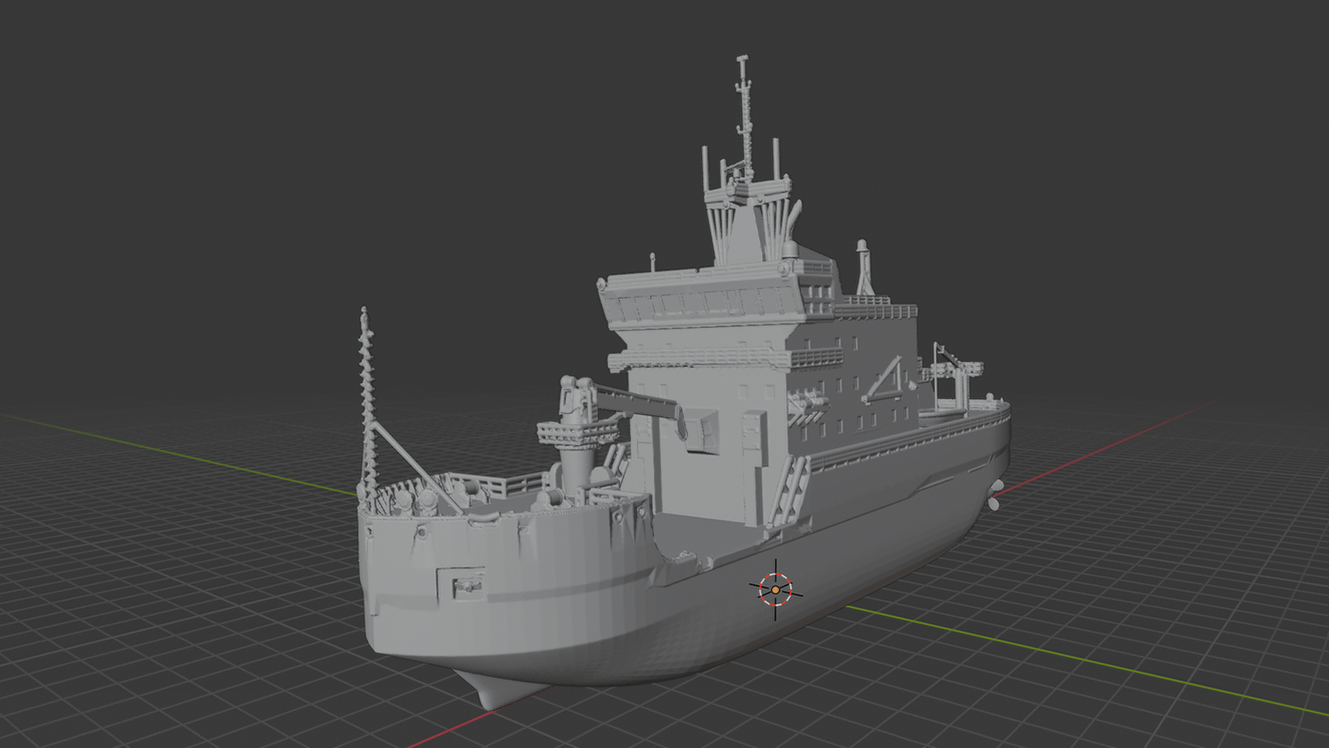 USCGC Polar Star Icebreaker STL 3D Print Model