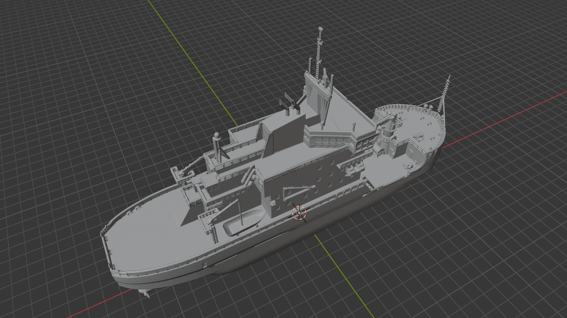 USCGC Polar Star Icebreaker STL 3D Print Model