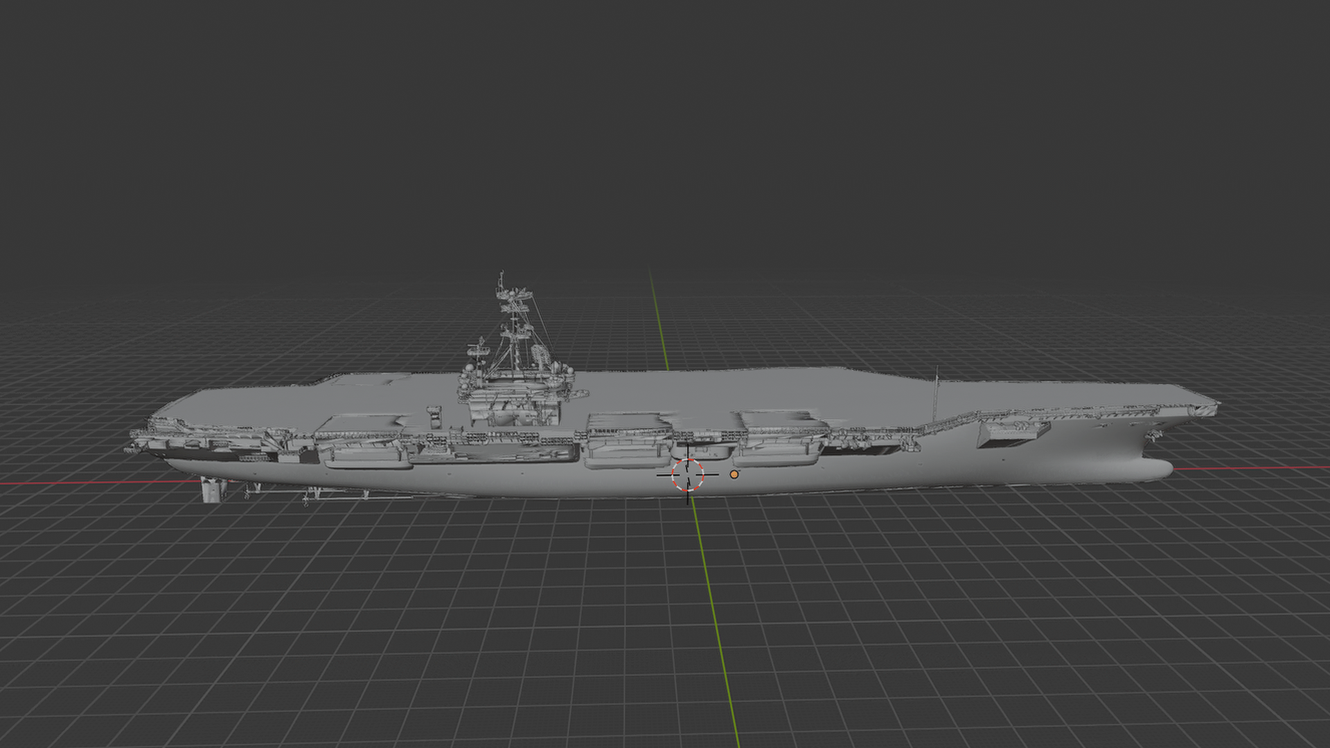 USS George H.W. Bush CVN-77 Carrier STL 3D Print Model