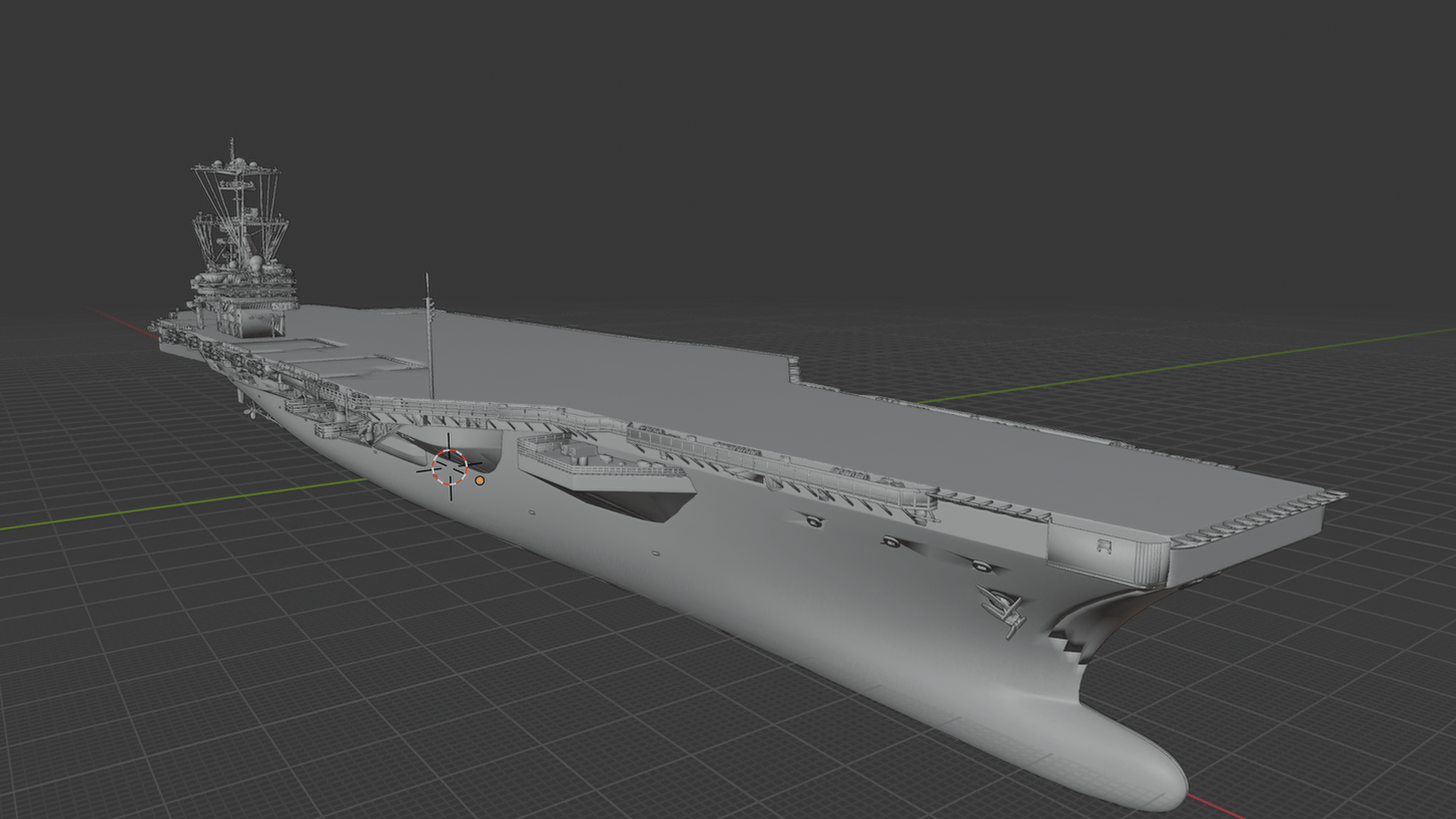 USS George H.W. Bush CVN-77 Carrier STL 3D Print Model