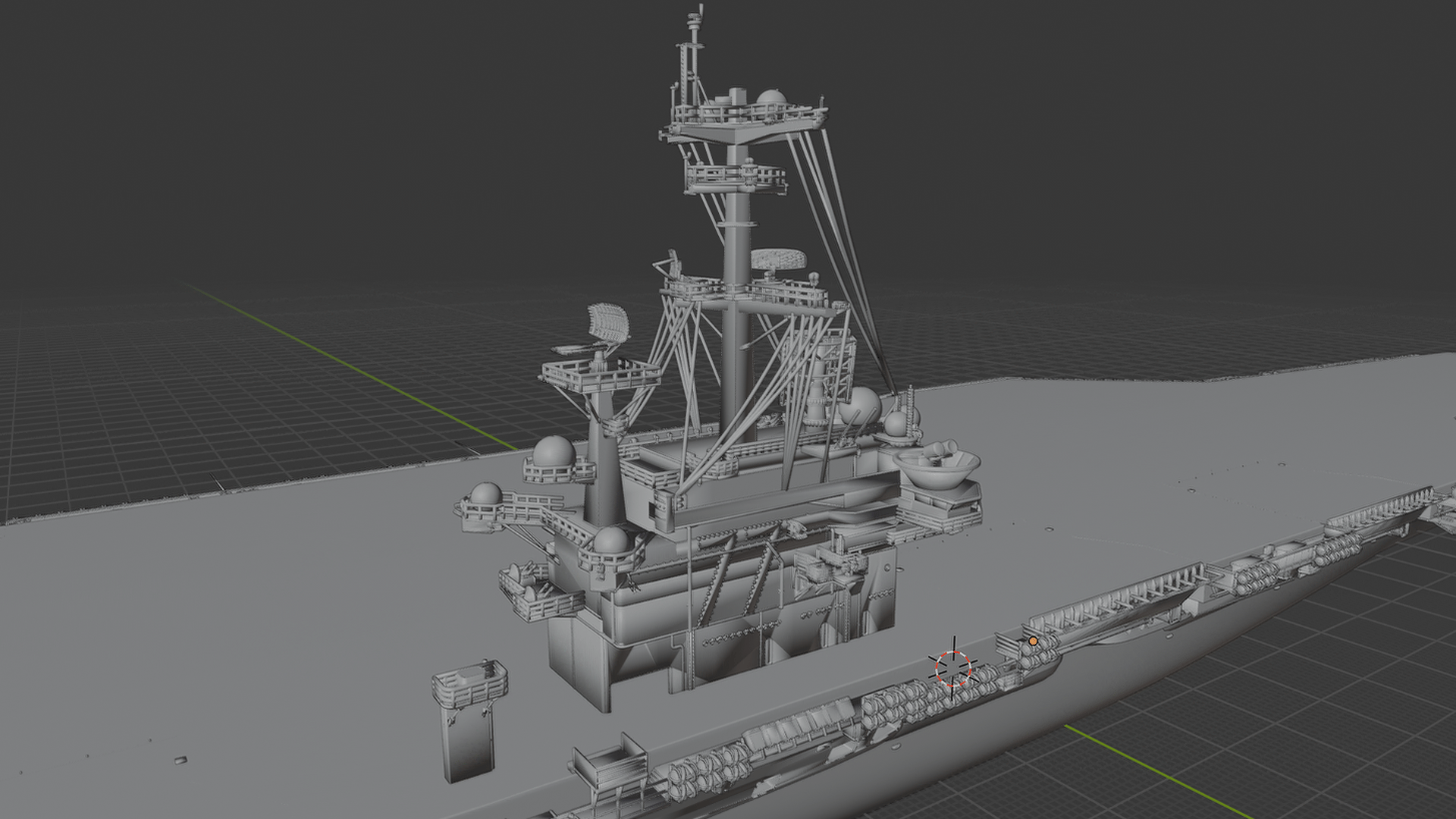 USS George H.W. Bush CVN-77 Carrier STL 3D Print Model