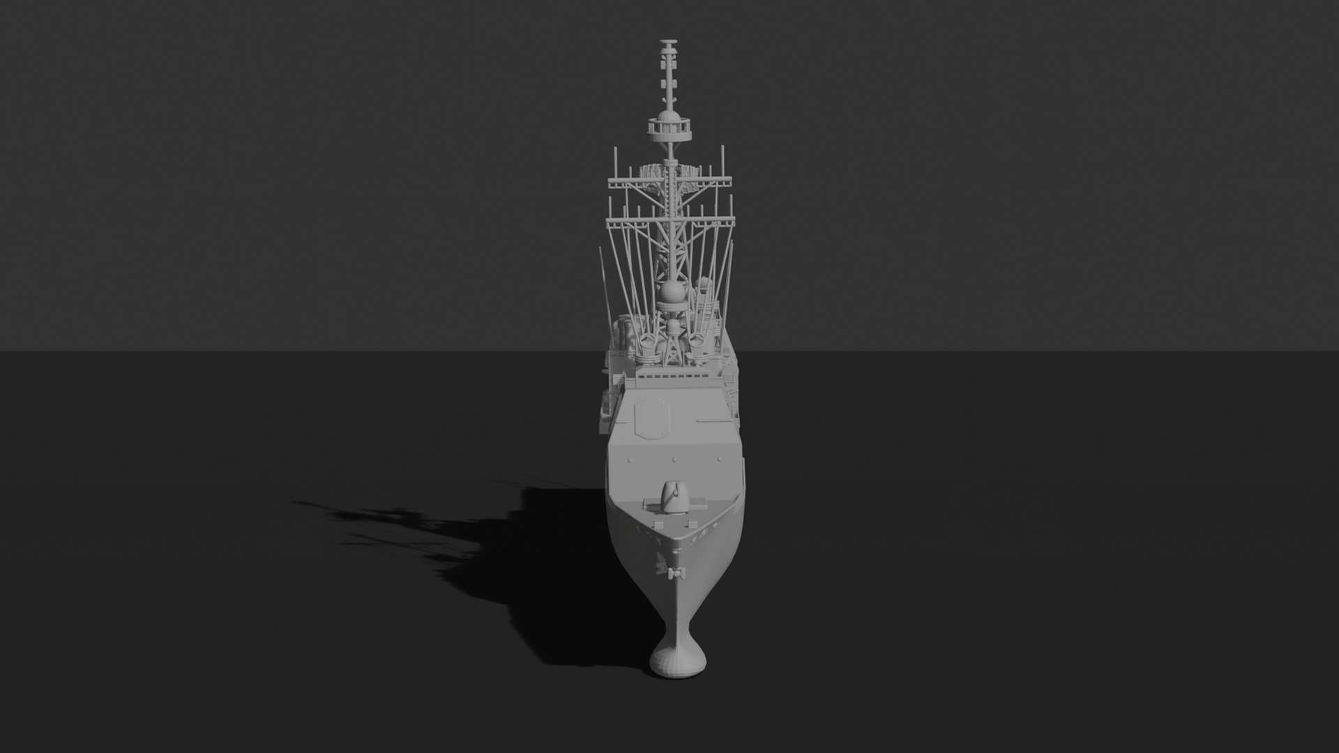 USS Port Royal CG-73 Missile Cruiser STL 3D Print Model