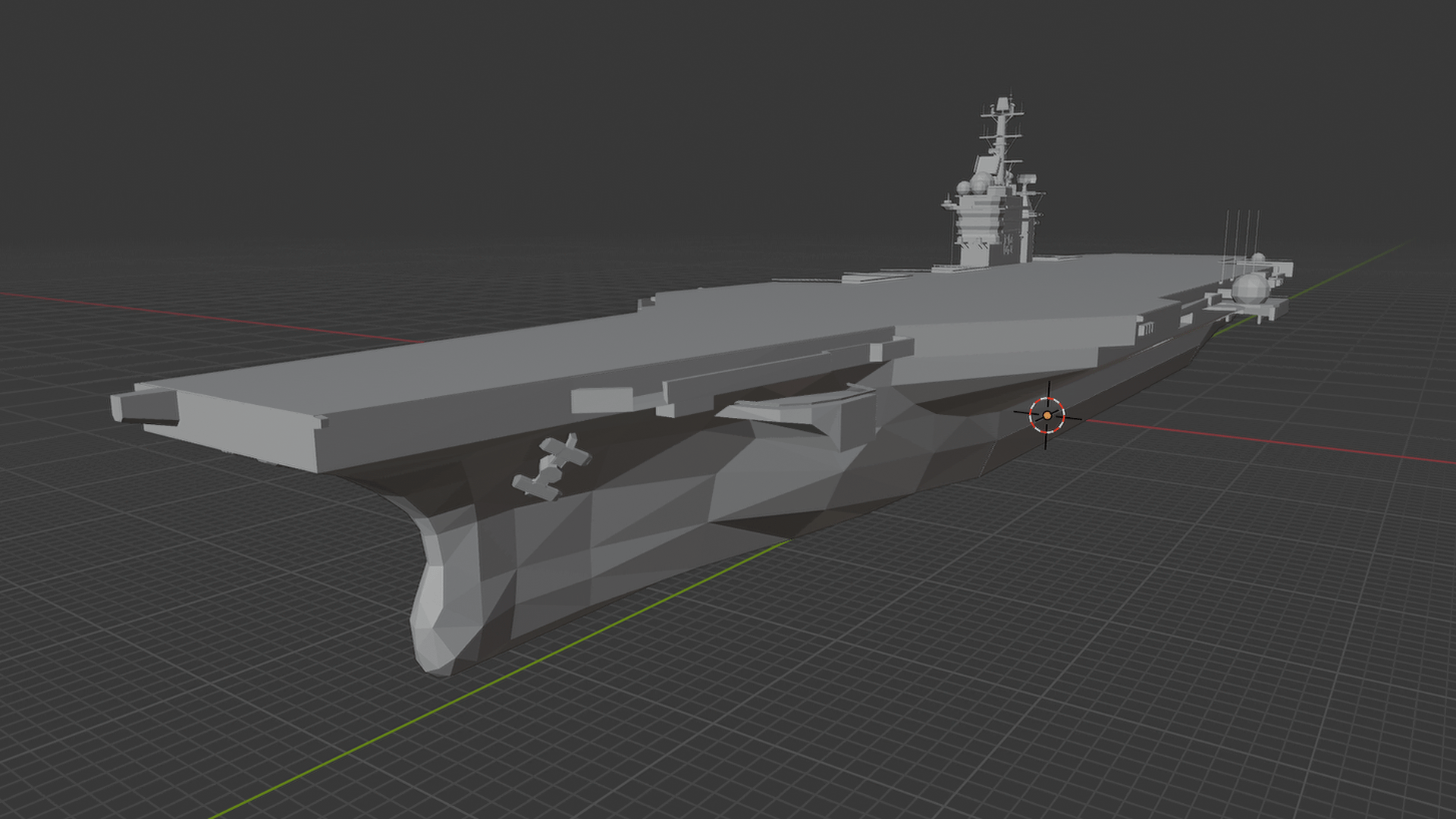USS Dwight D. Eisenhower CVN-69 Carrier STL 3D Print Model