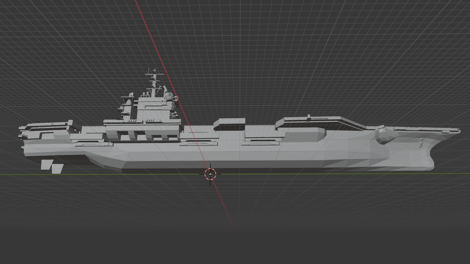 USS Dwight D. Eisenhower CVN-69 Carrier STL 3D Print Model