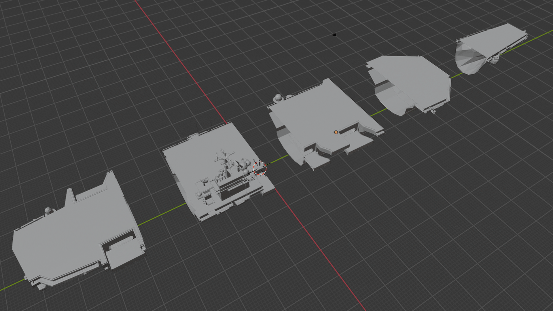 USS Dwight D. Eisenhower CVN-69 Carrier STL 3D Print Model