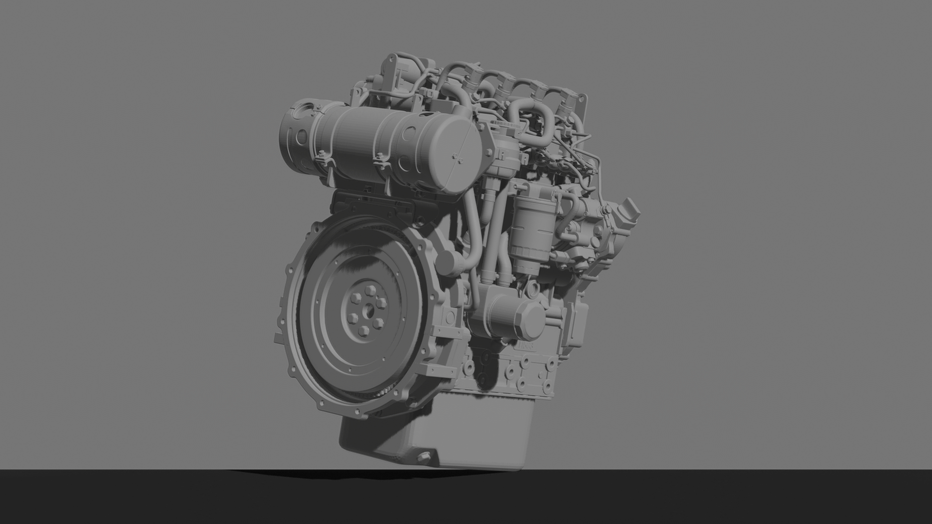 Perkins 1104C 1104D Diesel Engine STL 3D Print Model