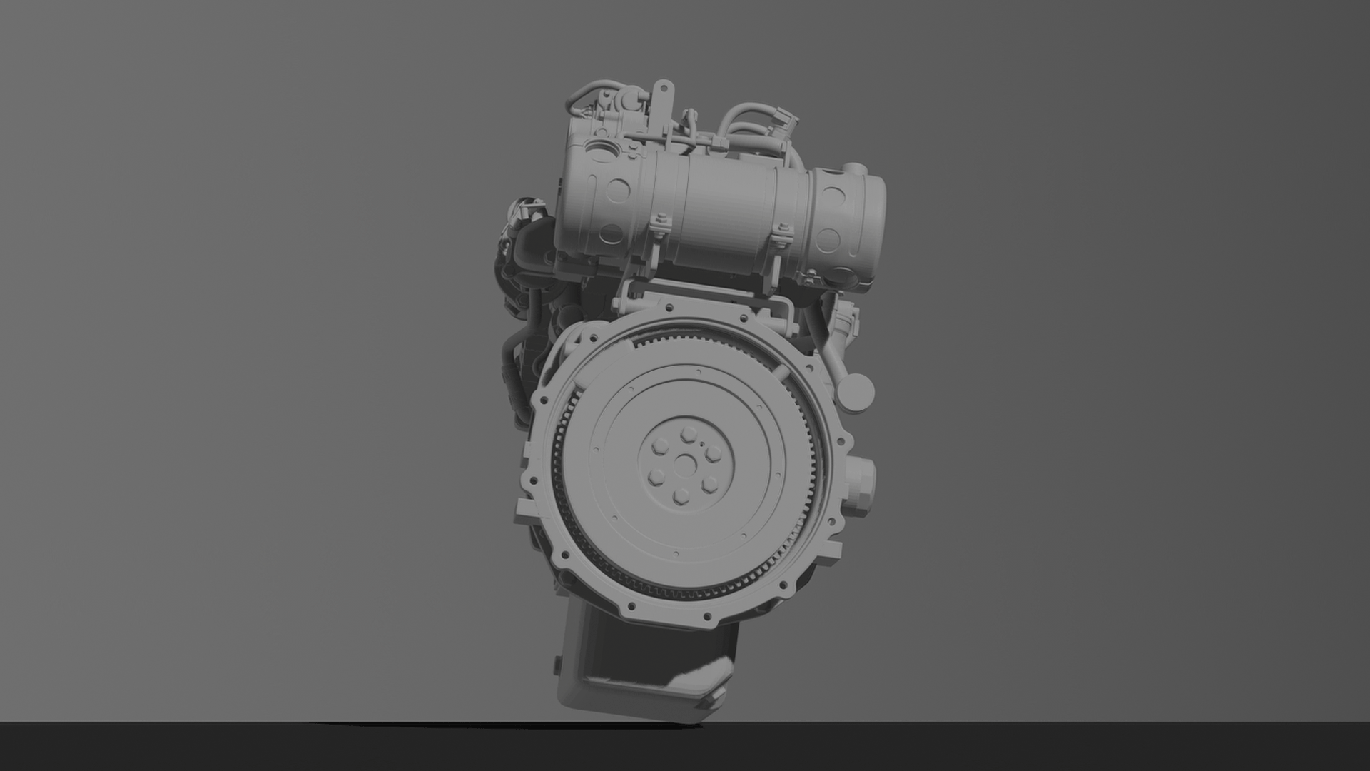 Perkins 1104C 1104D Diesel Engine STL 3D Print Model