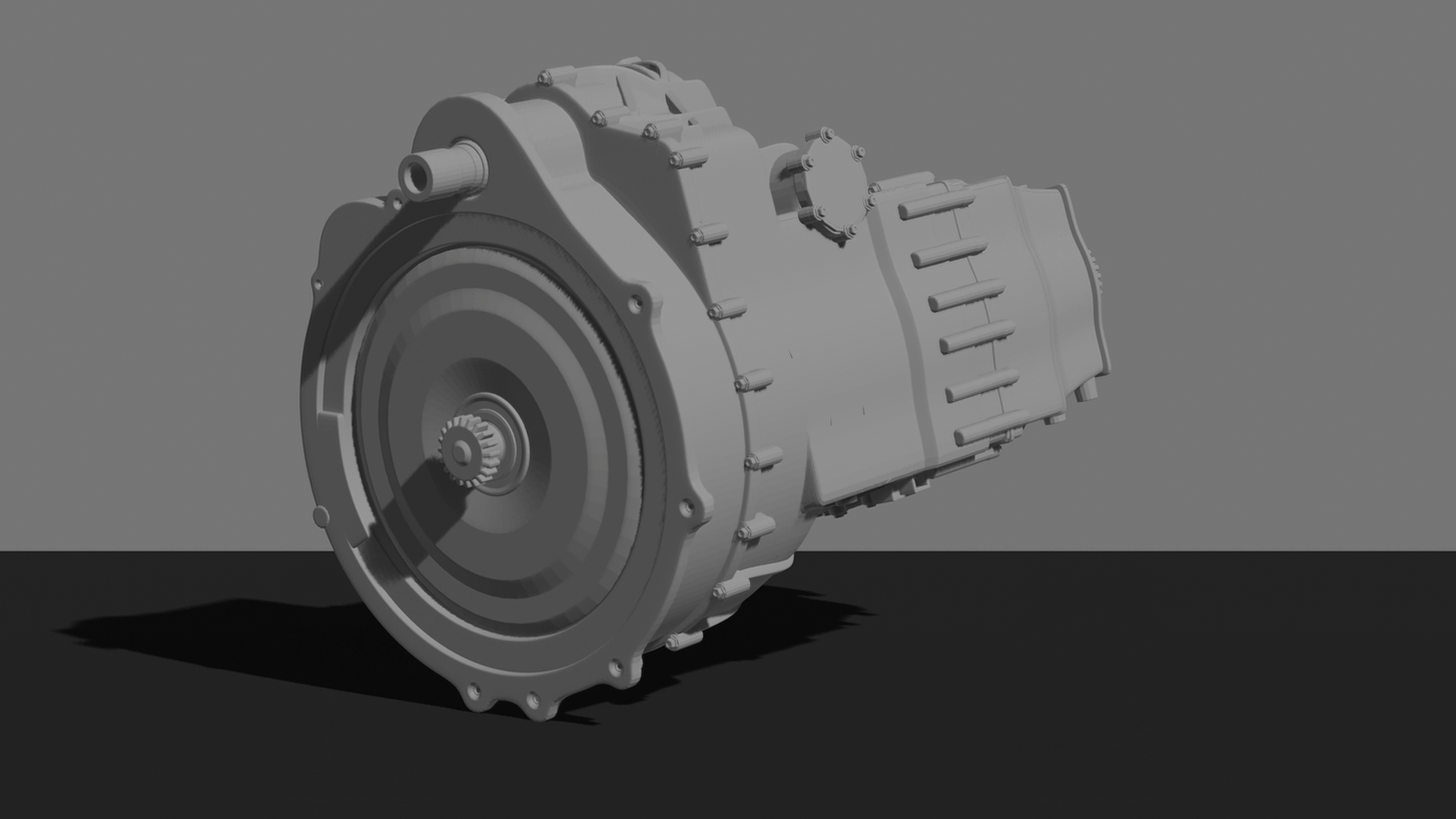 Allison 1000 6-Speed Transmission STL 3D Print Model