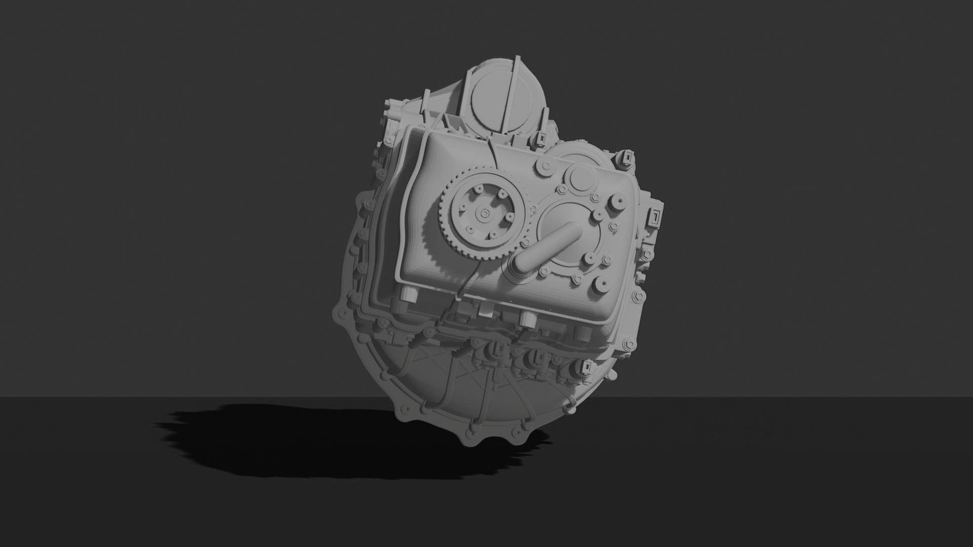 Allison 1000 6-Speed Transmission STL 3D Print Model