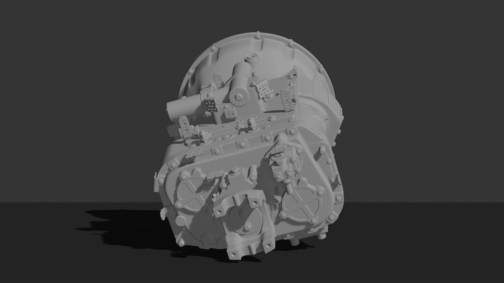 Allison 3000 Automatic Transmission STL 3D Print Model