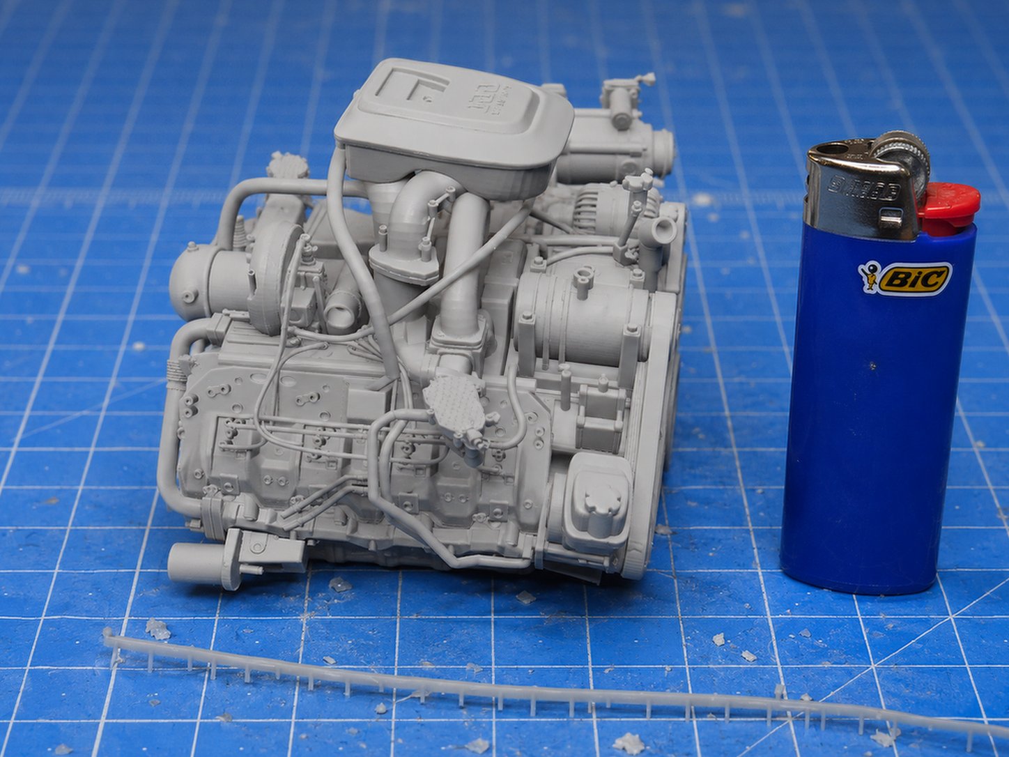 Chevrolet Duramax V8 Turbo Diesel Engine STL 3D Print Model