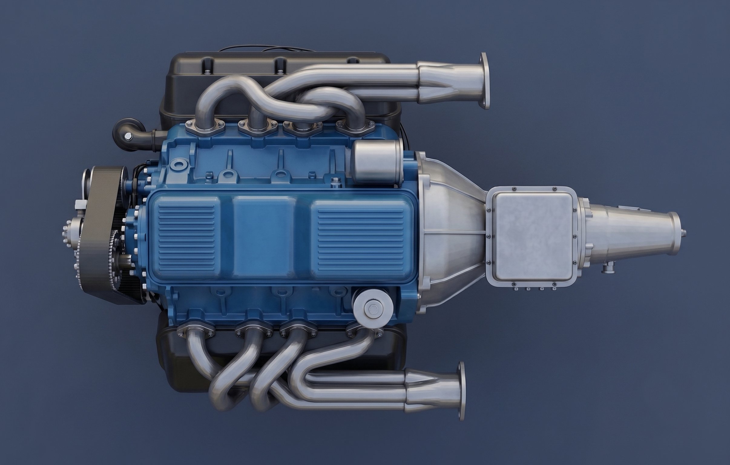 Chrysler 1st Gen HEMI V8 Engine STL 3D Print Model