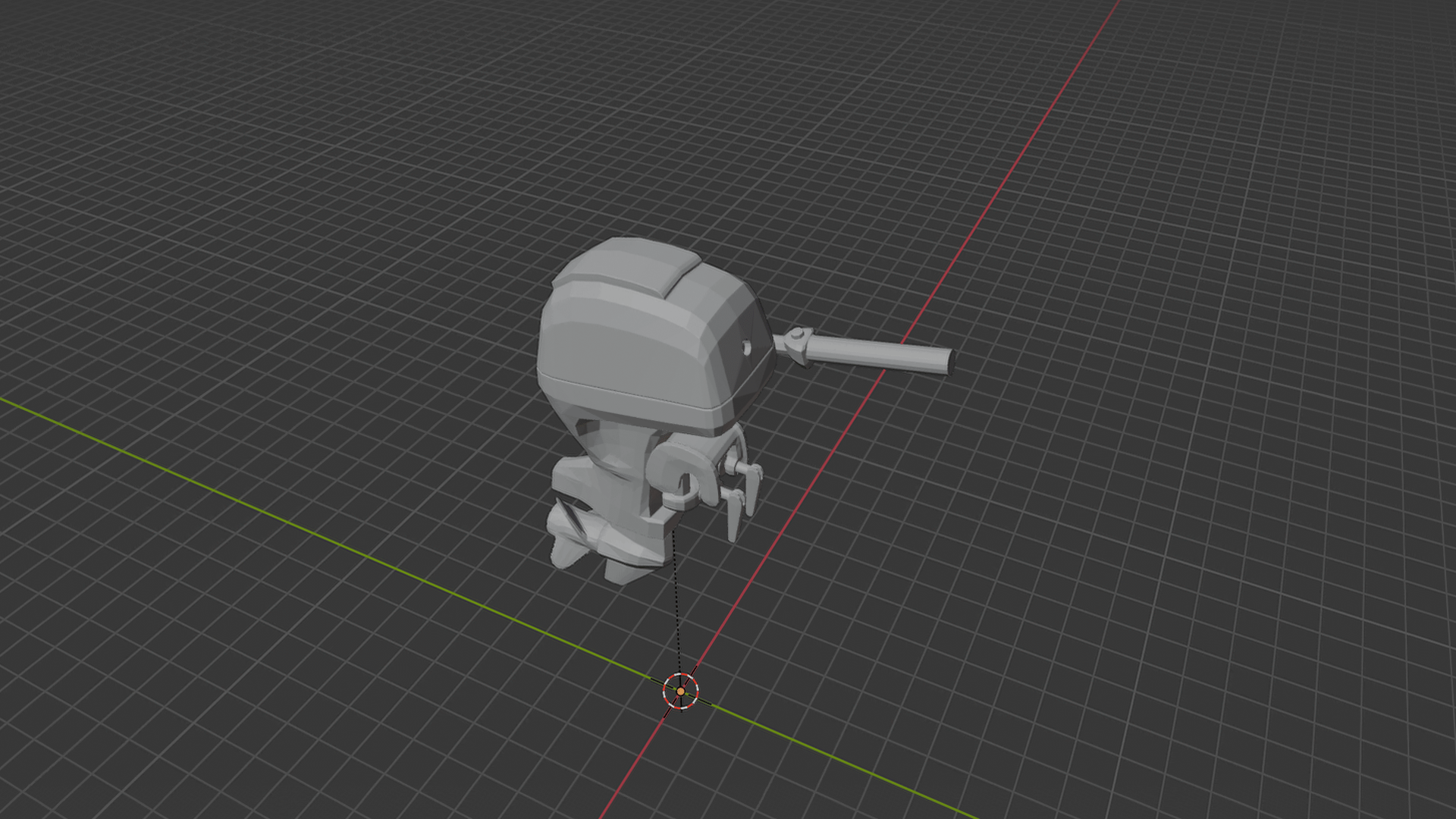 Fury 40 Outboard Motor STL 3D Print Model