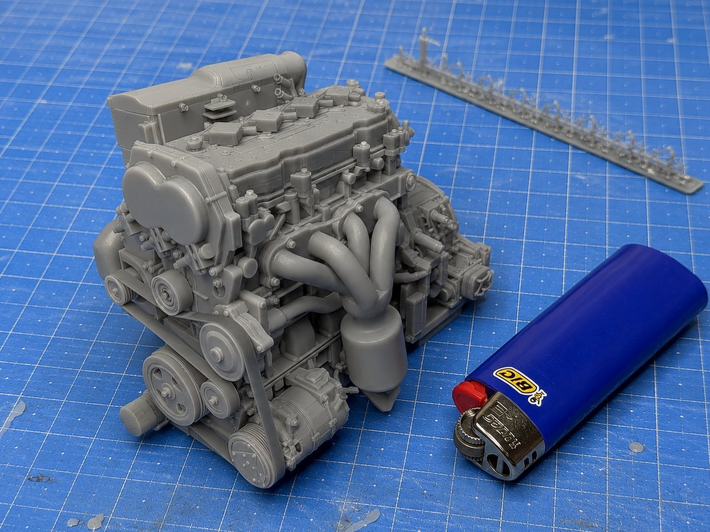 Nissan Altima Hybrid 4-Cylinder Engine STL 3D Print Model