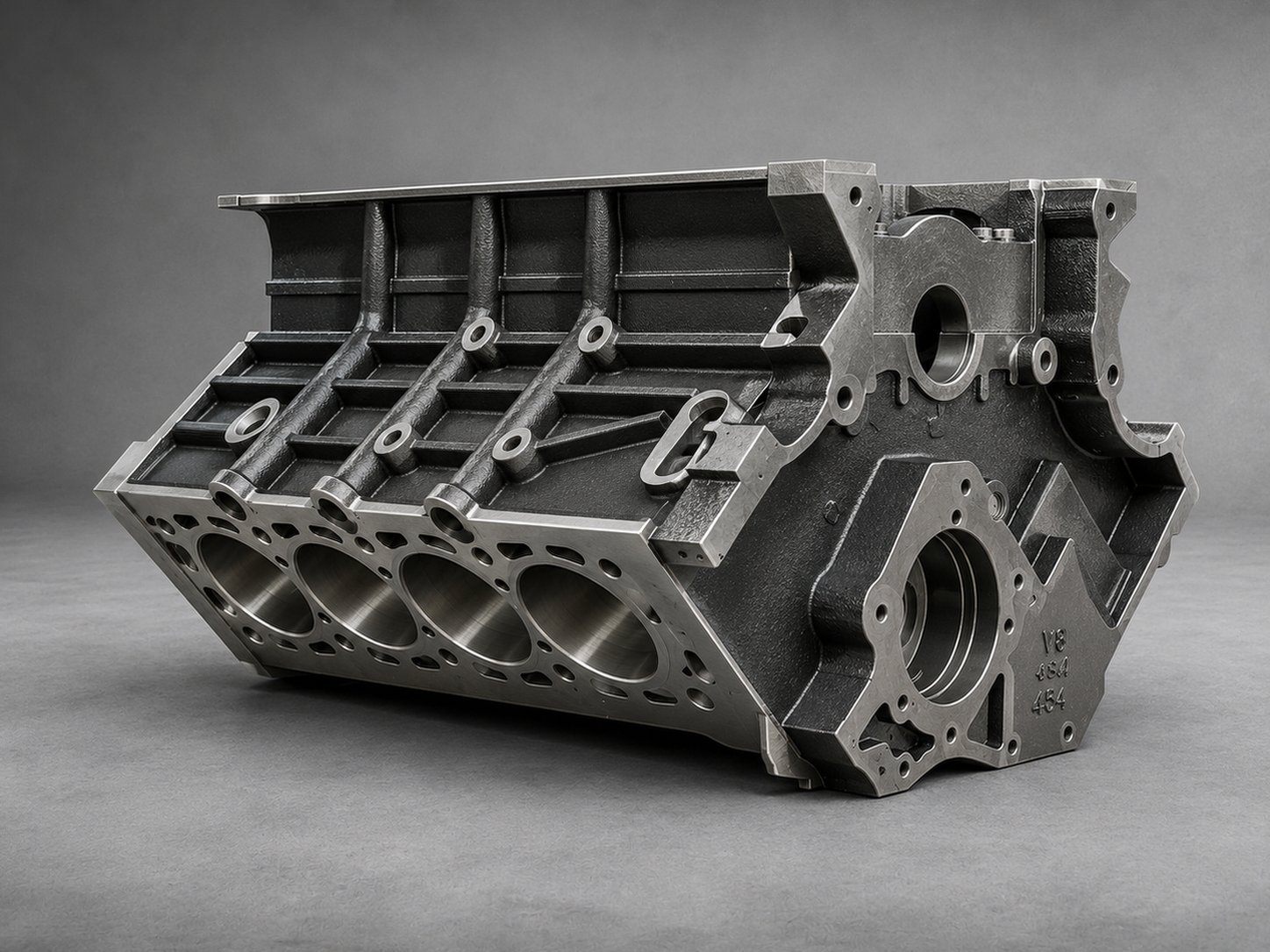 Chevrolet Big Block 454 V8 Engine STL 3D Print Model
