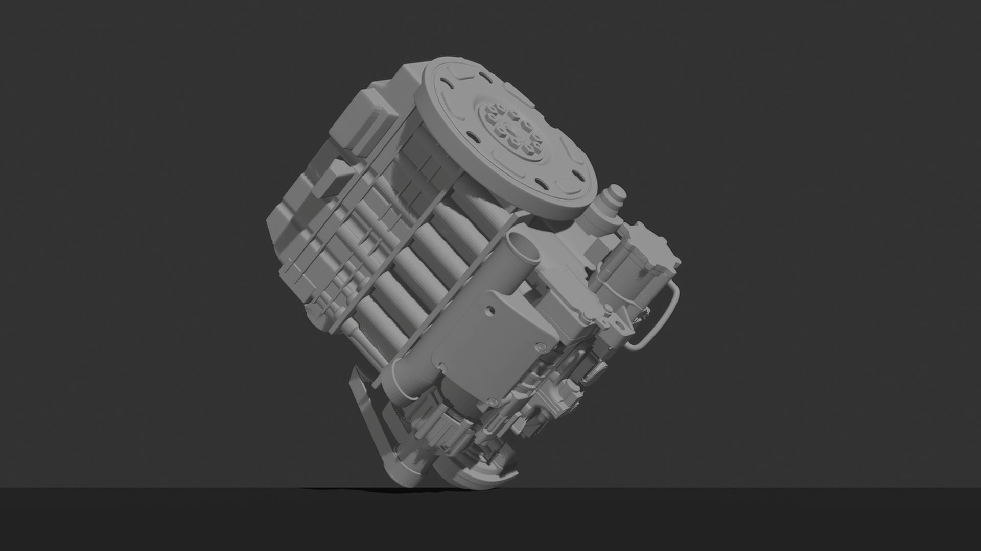 Volvo S60 T6 Drive-E 2.0 Engine STL 3D Print Model