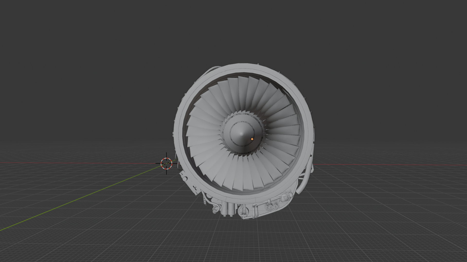 Airbus A320 CFM56 Turbofan Engine STL 3D Print Model