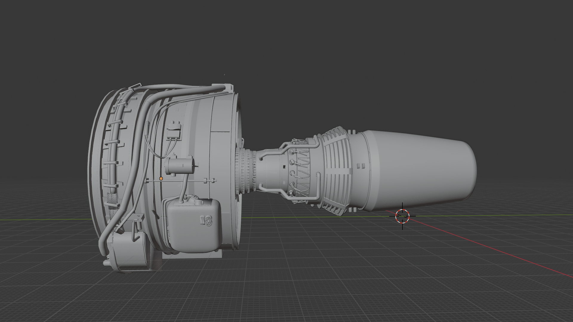 Airbus A320 CFM56 Turbofan Engine STL 3D Print Model