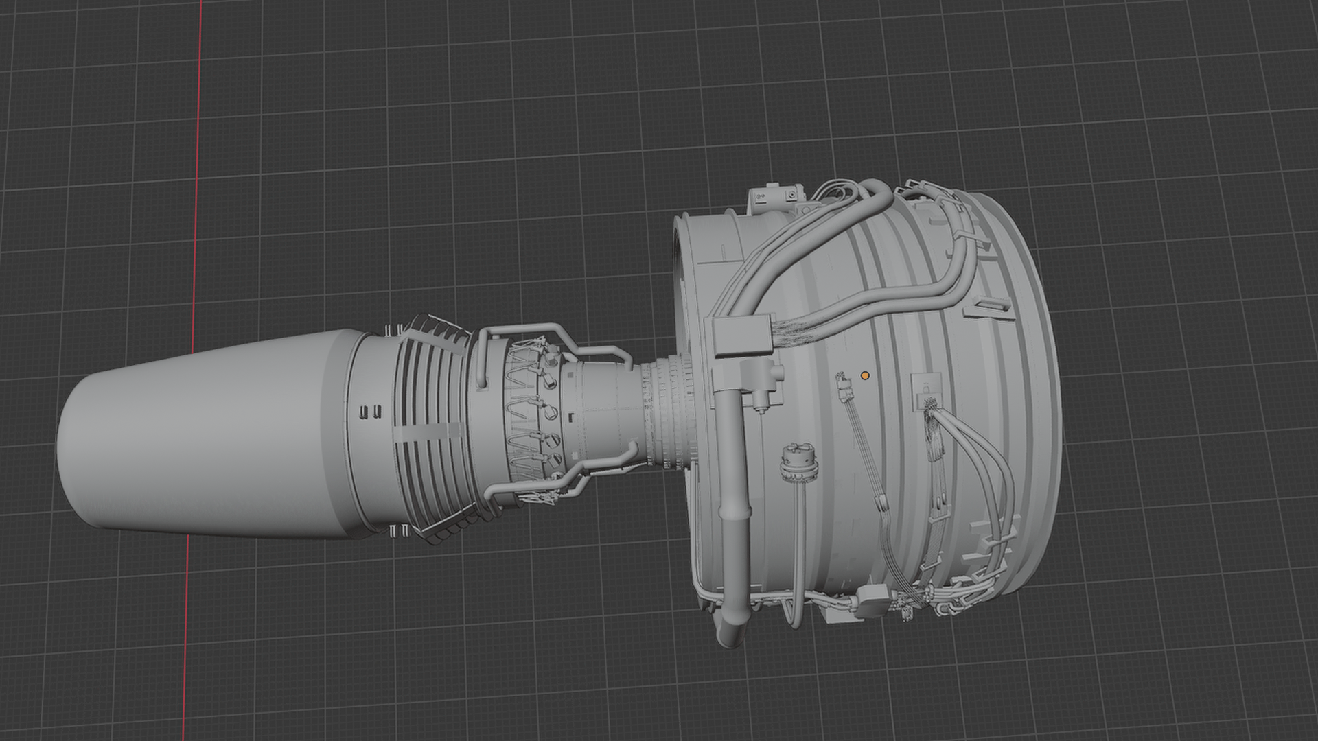 Airbus A320 CFM56 Turbofan Engine STL 3D Print Model