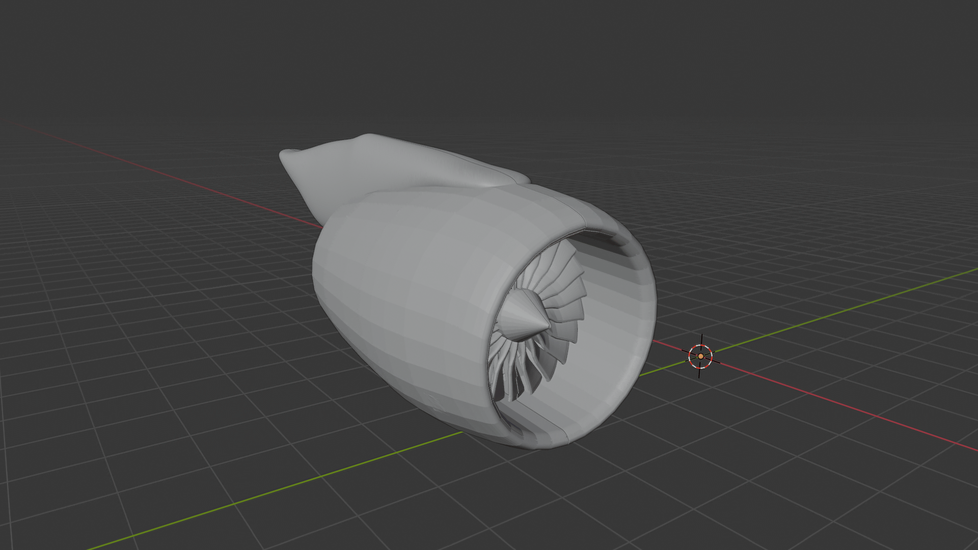 Rolls-Royce Trent XWB Engine Cutaway STL 3D Print Model