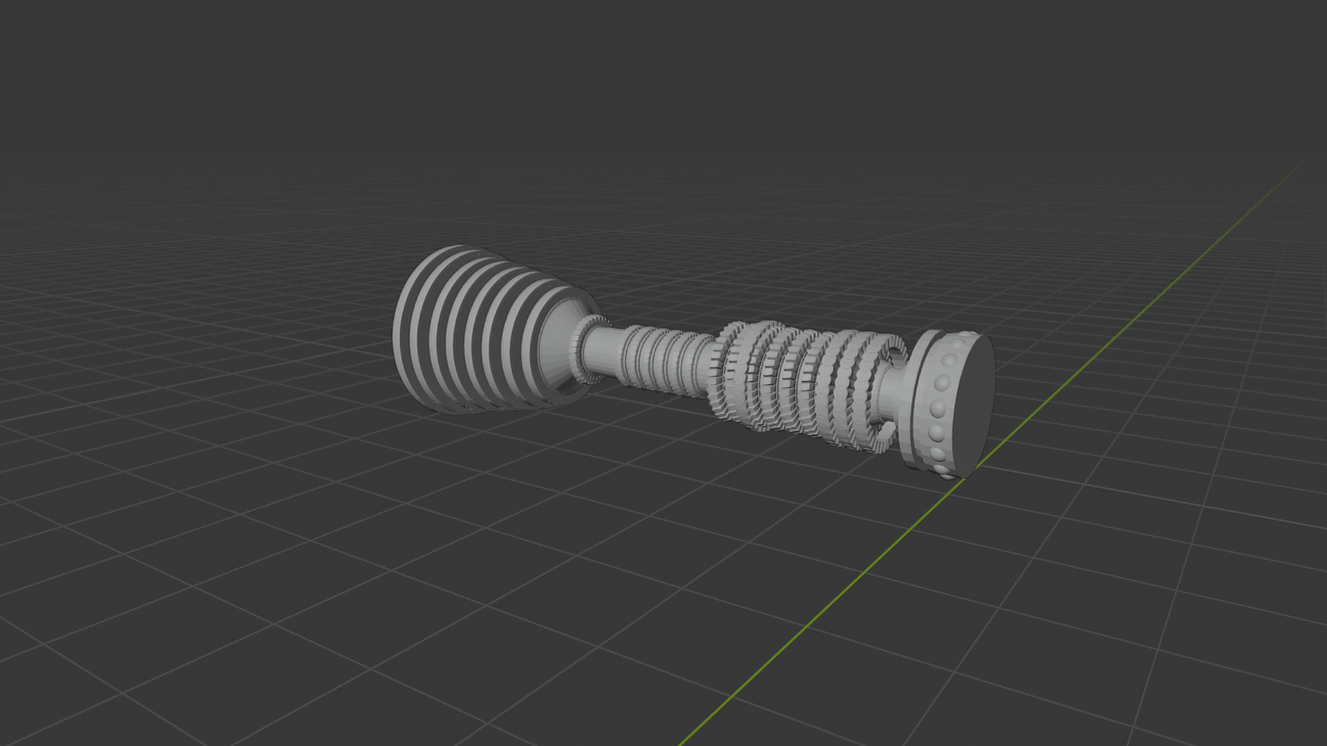 Rolls-Royce Trent XWB Engine Cutaway STL 3D Print Model
