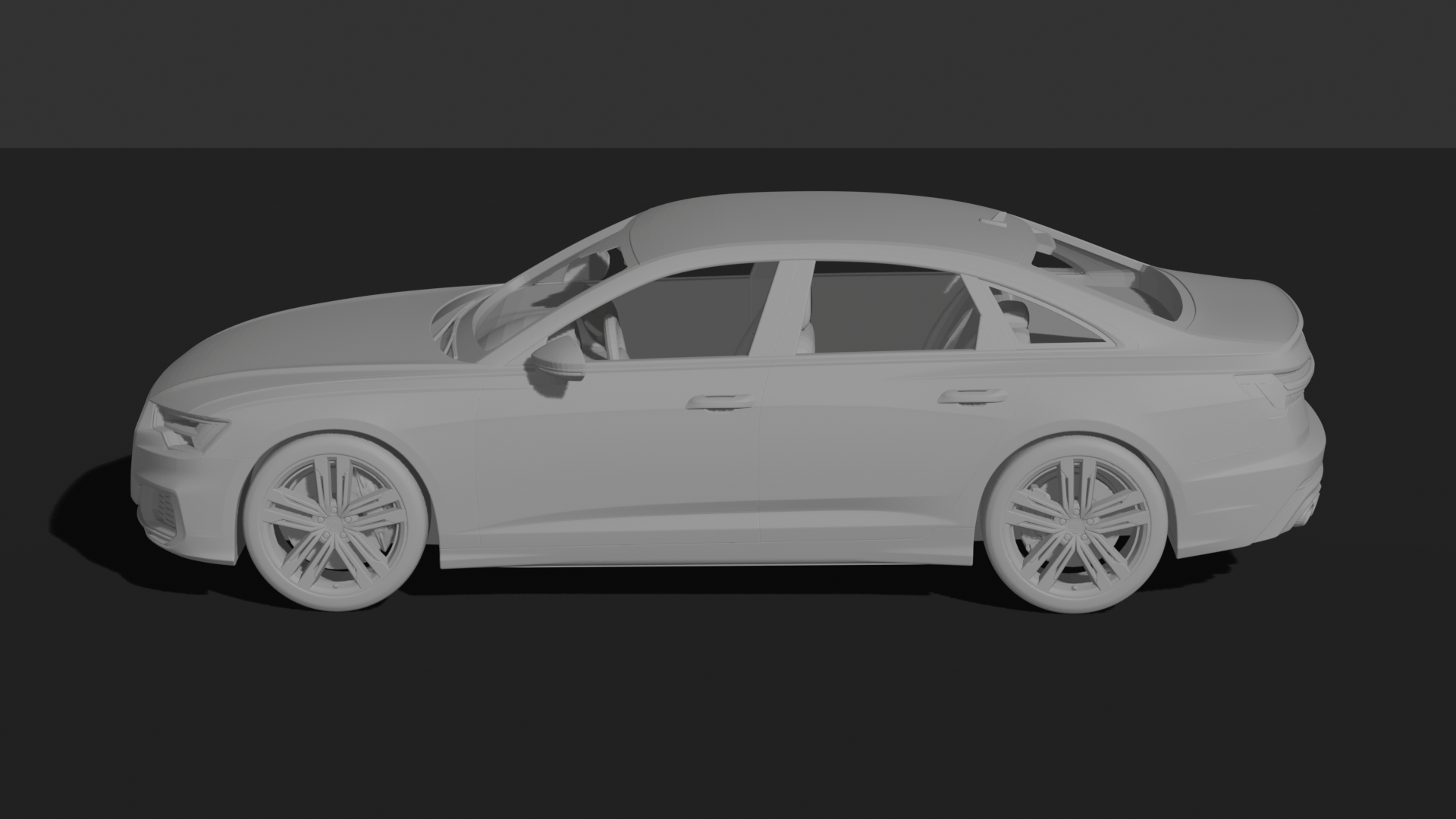 Audi S6 2020 STL 3D Print Model